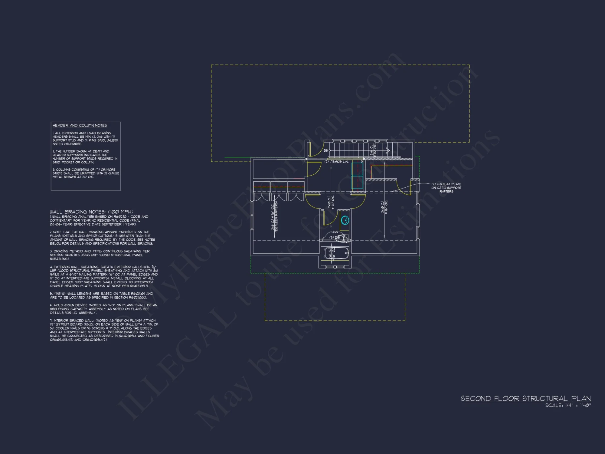 2 Story house Design CAD Blueprint