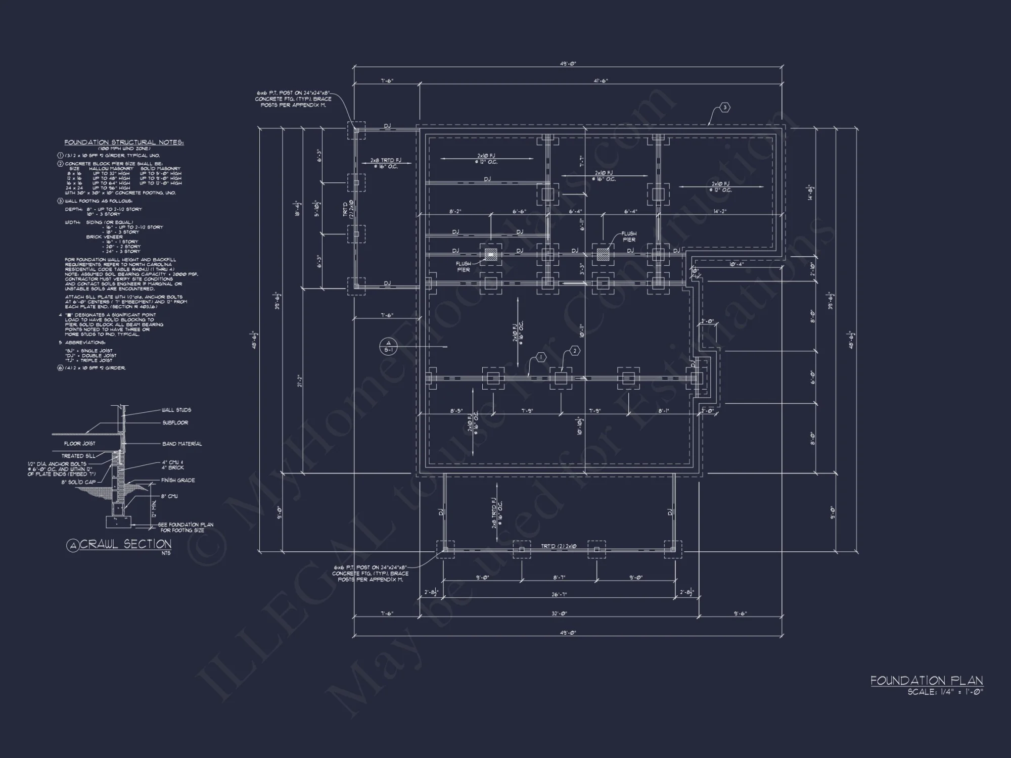 2 Story house Design CAD Blueprint