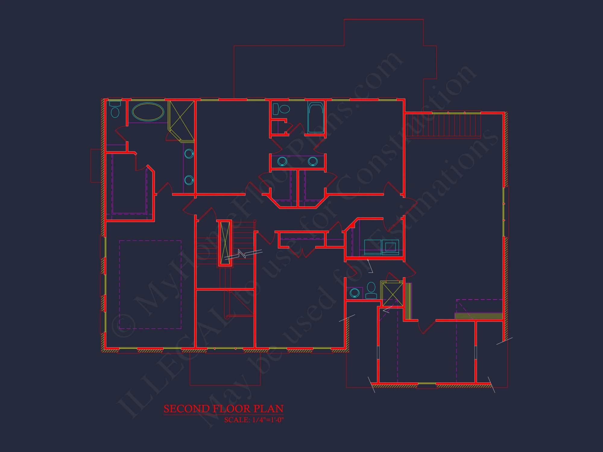 Stunning house Plan with 2.5 Floors, CAD Designs & Features