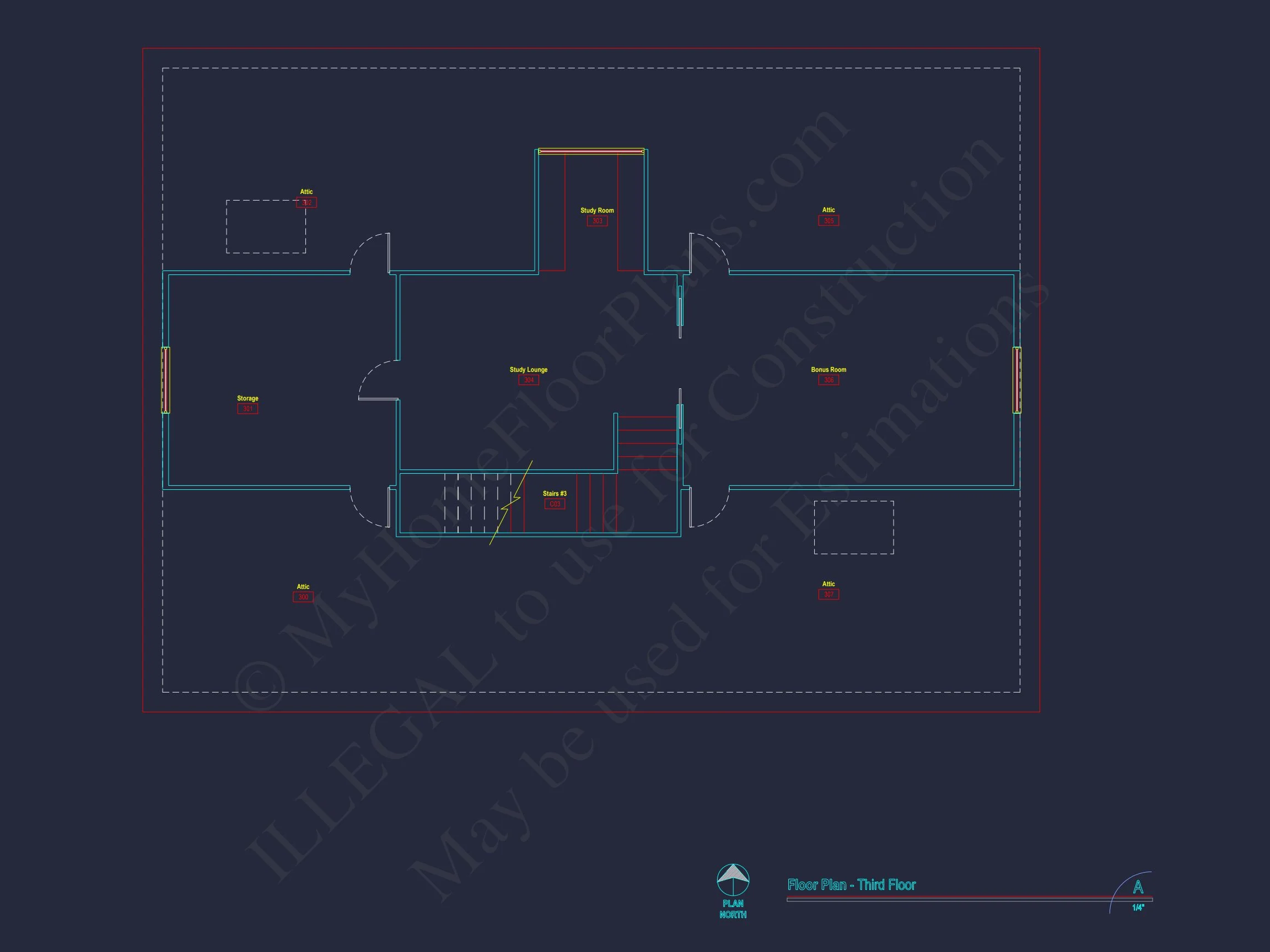 14-1489 HOUSE PLAN - Stunning House Plan with 3D Floor Blueprint CAD Designs 9 Stunning house Plan with 3D Floor Blueprint CAD Designs