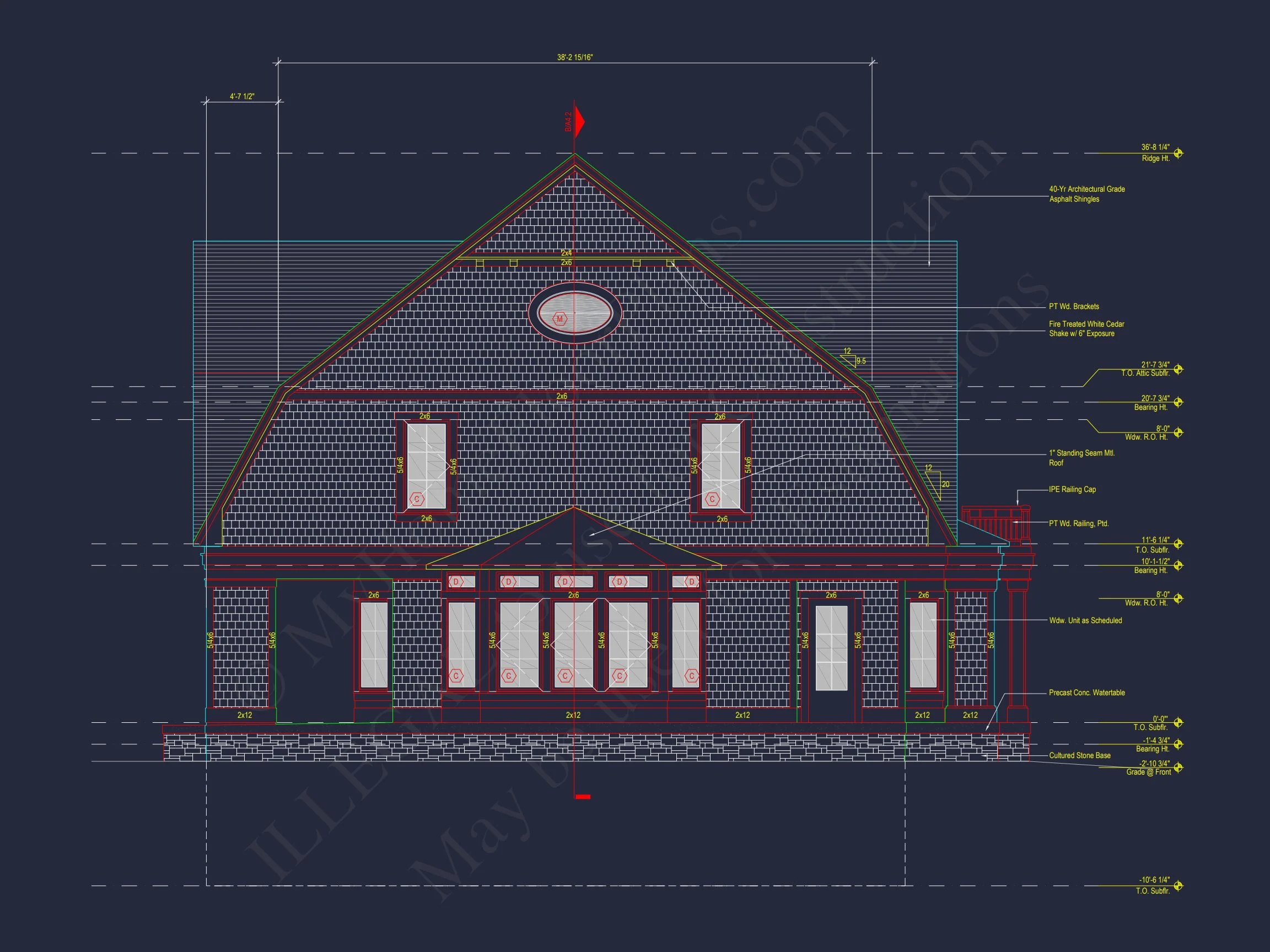 14-1489 HOUSE PLAN - Stunning House Plan with 3D Floor Blueprint CAD Designs 3 Stunning house Plan with 3D Floor Blueprint CAD Designs