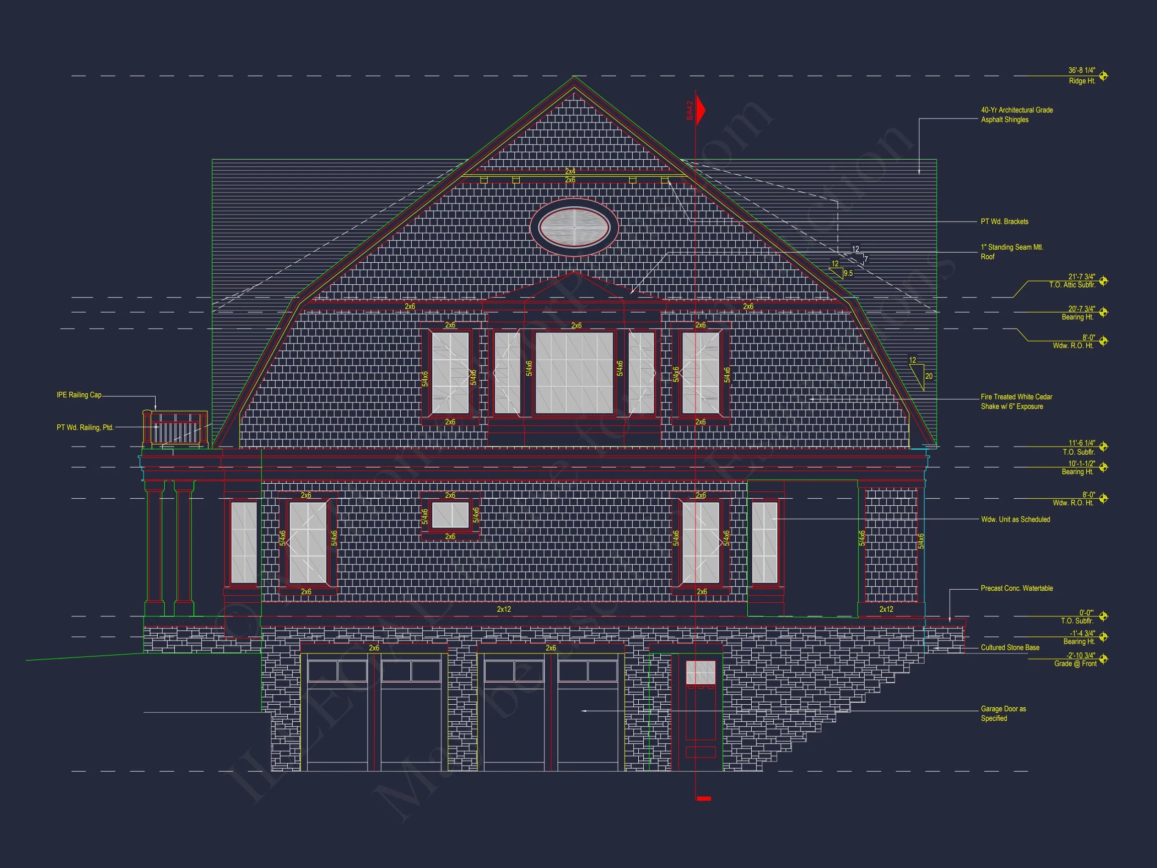 14-1489 HOUSE PLAN - Stunning House Plan with 3D Floor Blueprint CAD Designs 2 Stunning house Plan with 3D Floor Blueprint CAD Designs