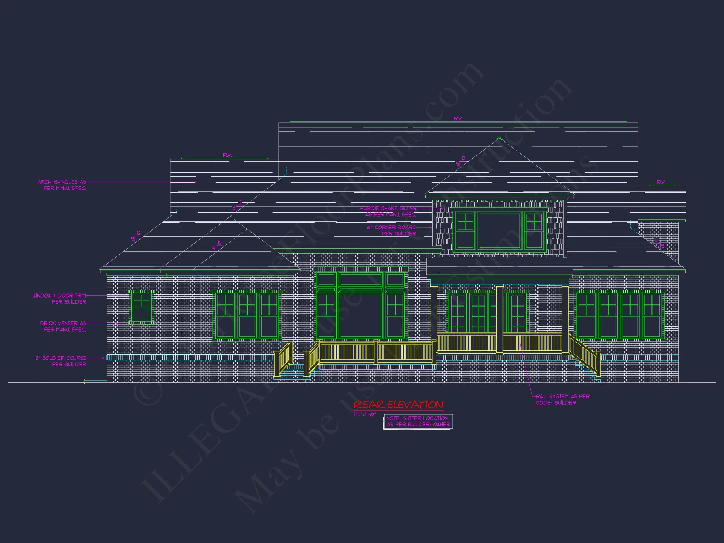14-1317 POOL HOUSE - Modern Pool House Plan with Garage and Open Floor Layout 3 Modern Pool House Plan with Garage and Open Floor Layout