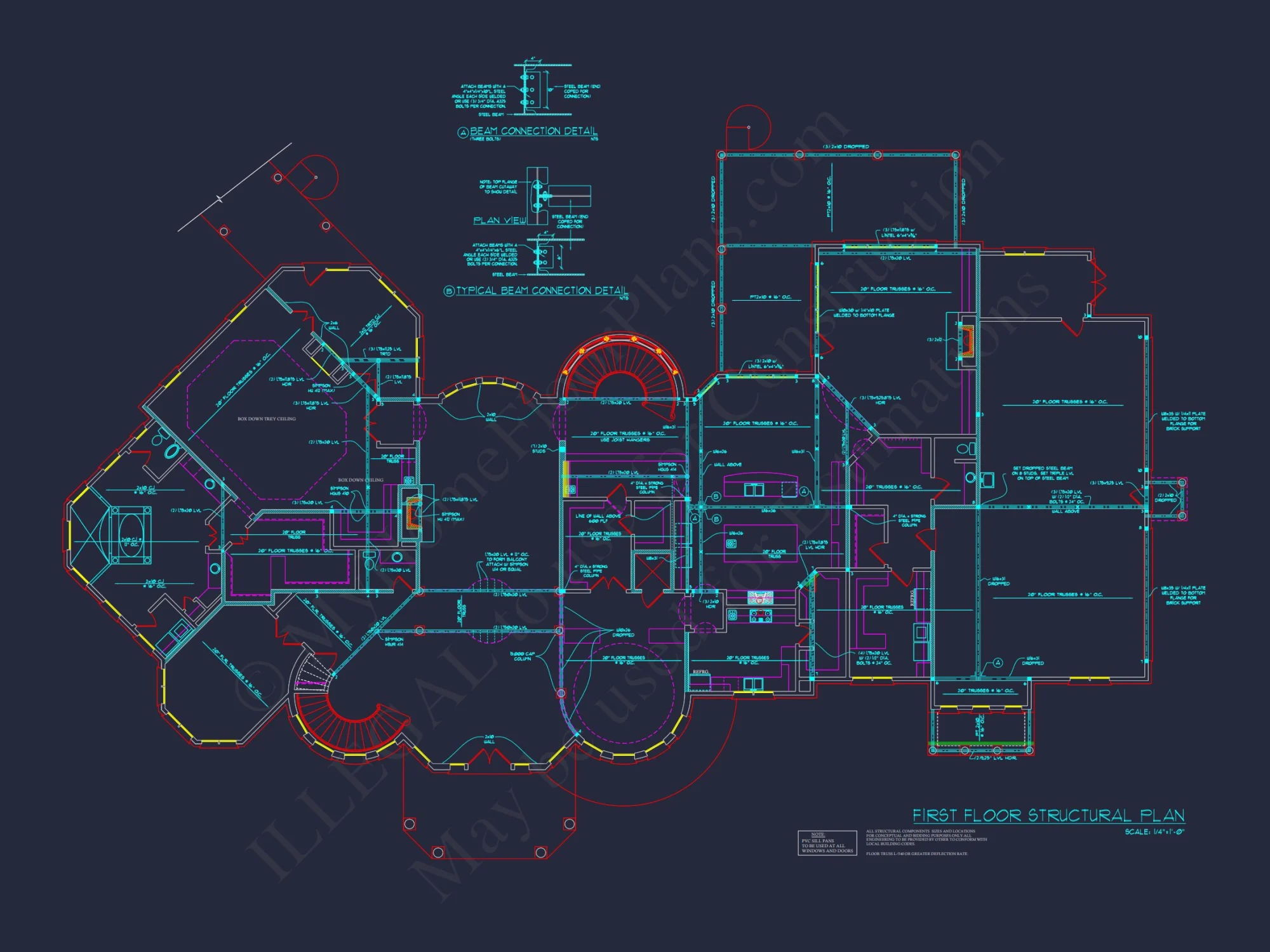 Stunning house Blueprint: CAD Architecture & Floor Plan Design