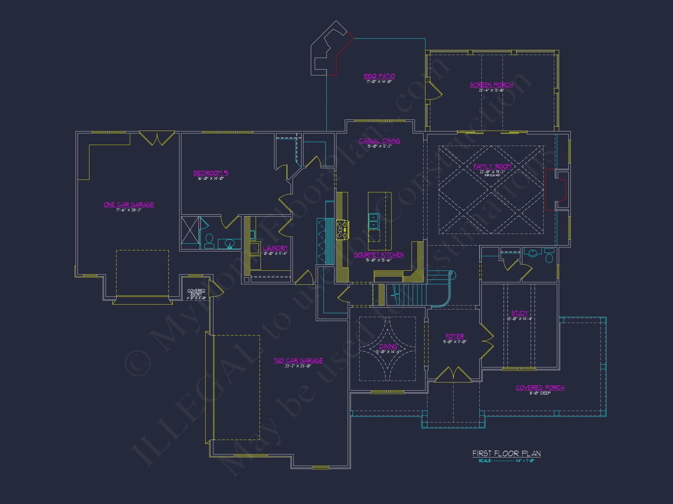 14-1088 HOUSE PLAN - Elegant 2.5-Story House Blueprint with CAD Designs & Floor Plans 41 Elegant 2.5-Story house Blueprint with CAD Designs & Floor Plans