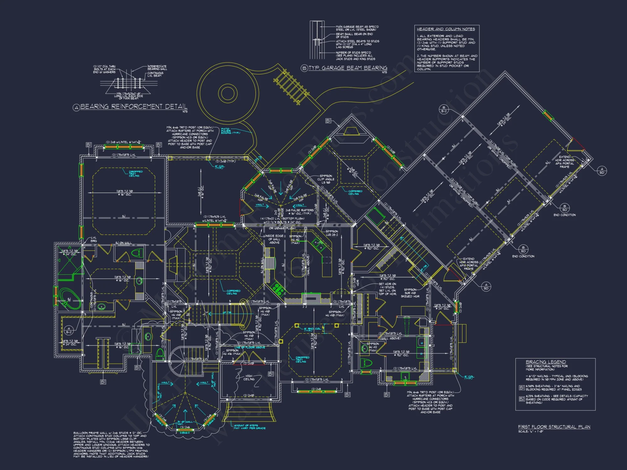Luxury house Plan with Detailed Floor Plan, CAD, and Blueprint Designs