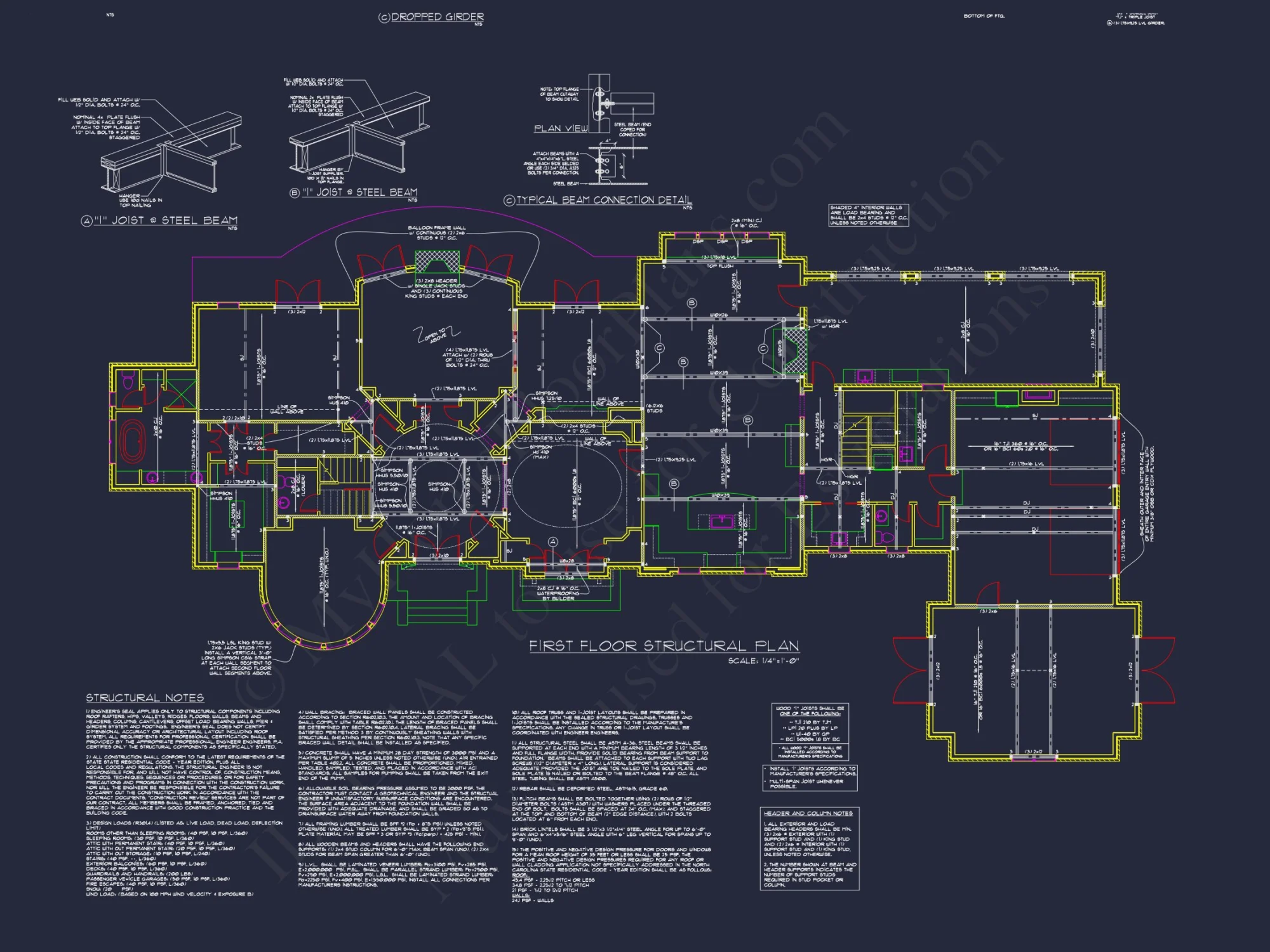 Luxury house Plan with CAD Blueprints