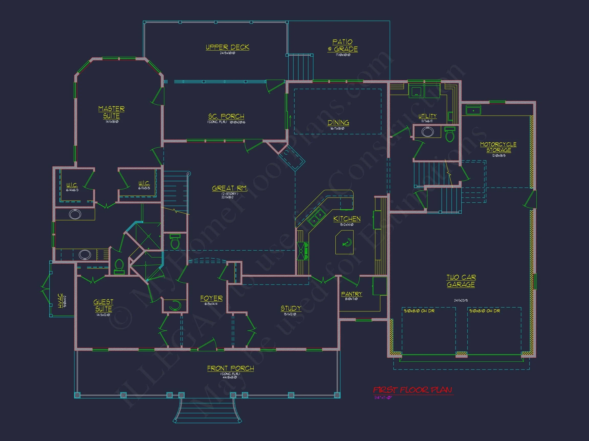 11-1875 HOUSE PLAN - Elegant House Floor Plan featuring Southern Architecture and CAD Designs 7 Elegant house Floor Plan featuring Southern Architecture and CAD Designs