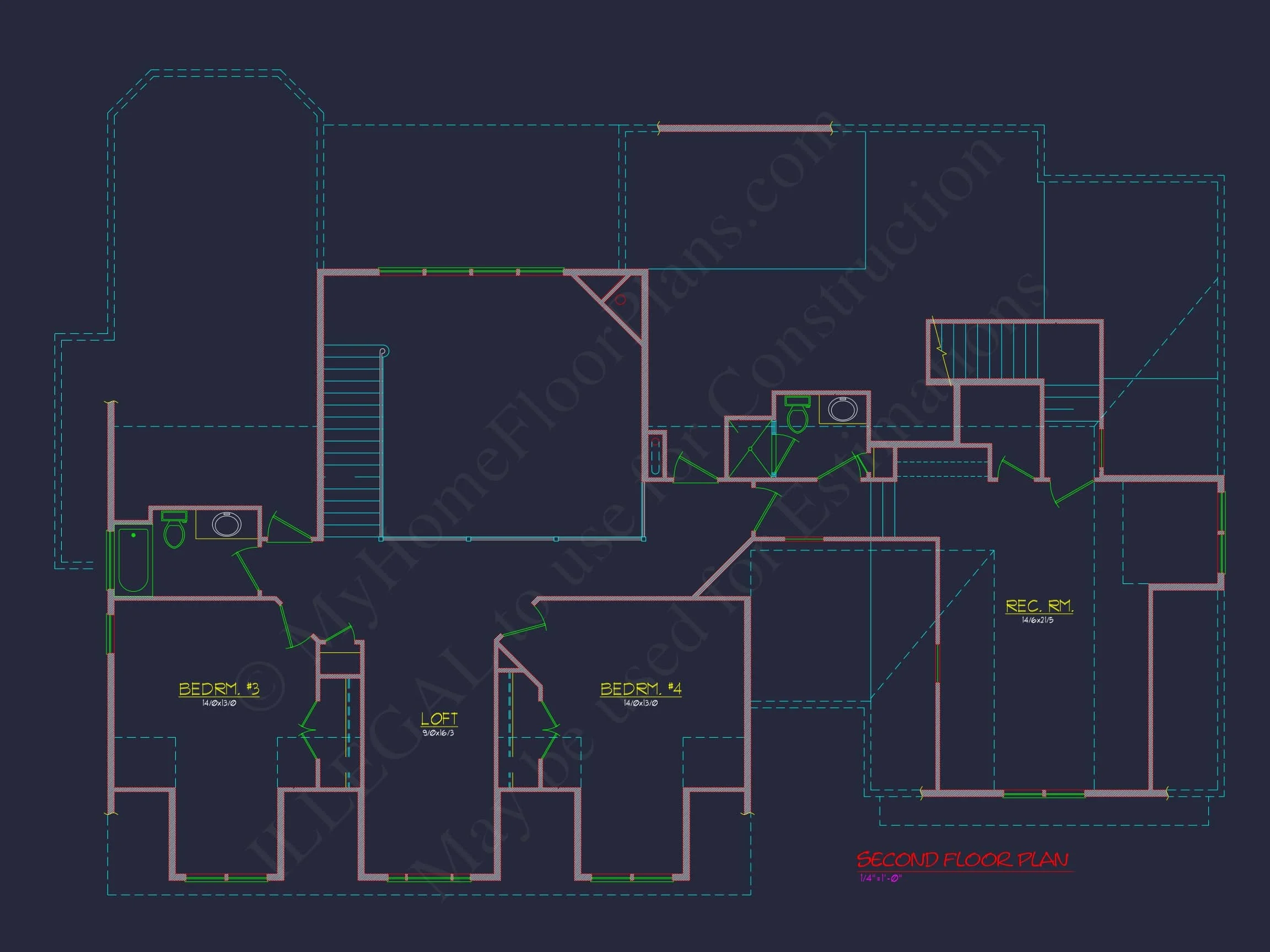 11-1875 HOUSE PLAN - Elegant House Floor Plan featuring Southern Architecture and CAD Designs 8 Elegant house Floor Plan featuring Southern Architecture and CAD Designs