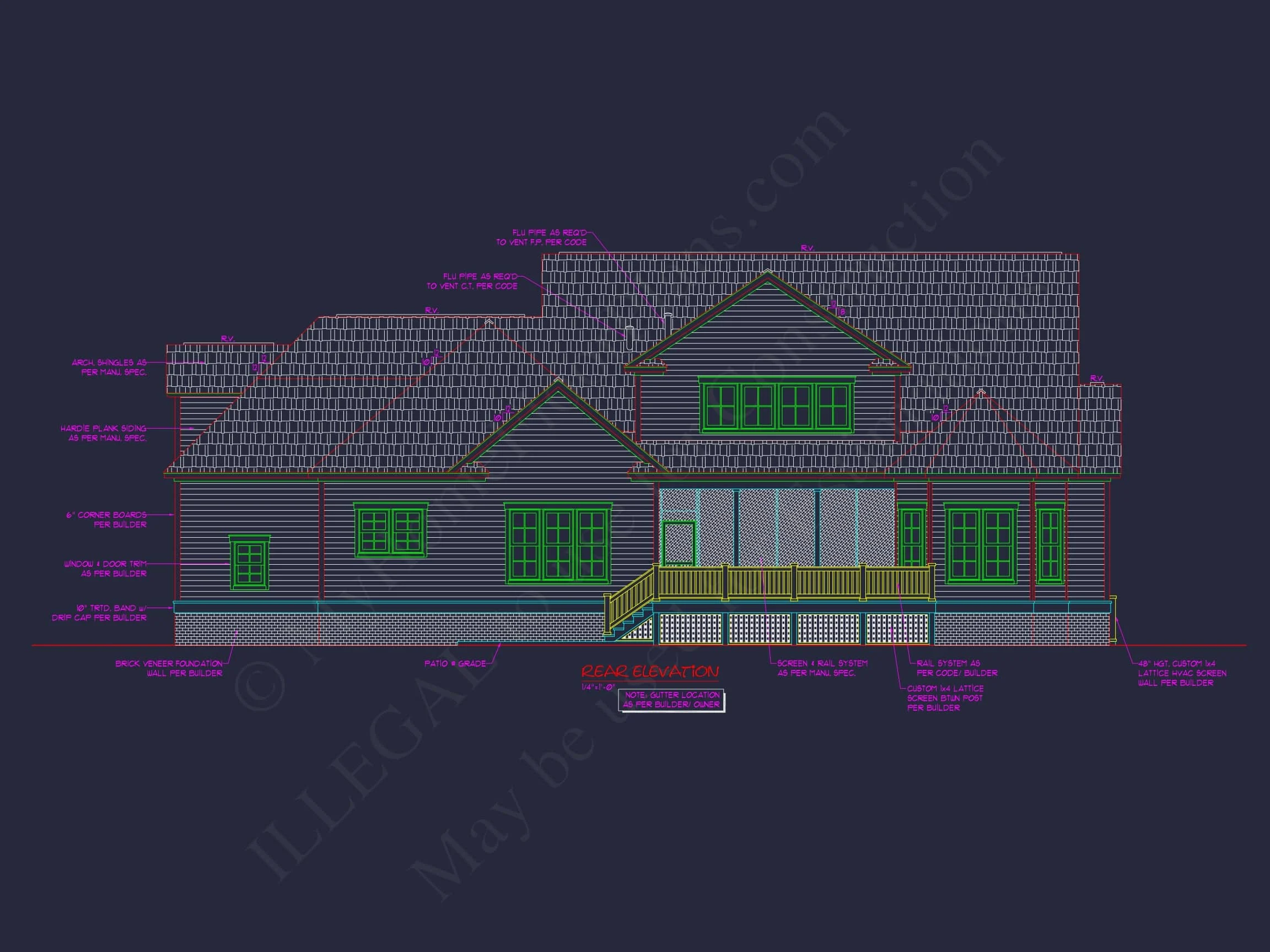 11-1875 HOUSE PLAN - Elegant House Floor Plan featuring Southern Architecture and CAD Designs 3 Elegant house Floor Plan featuring Southern Architecture and CAD Designs