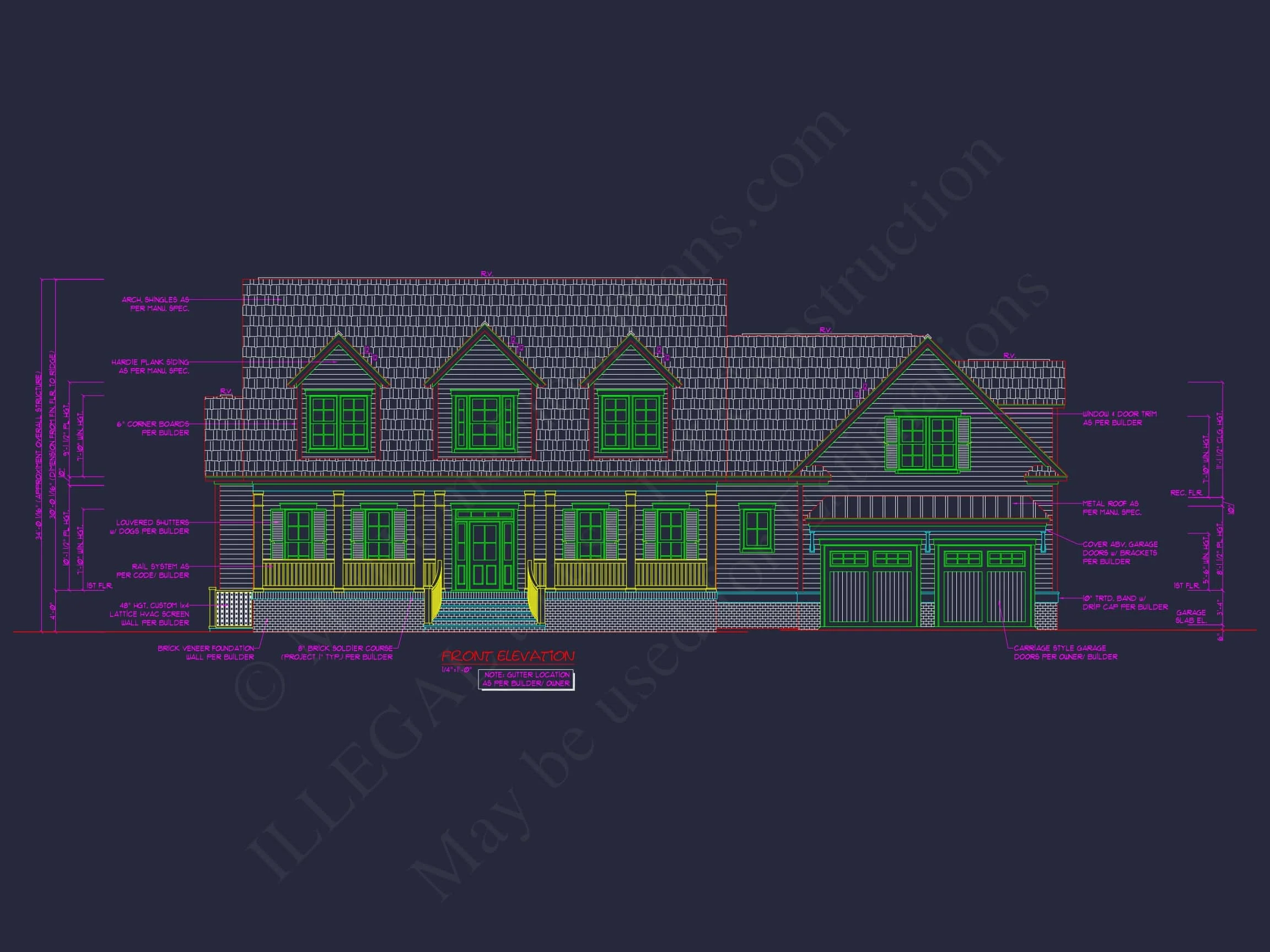 11-1875 HOUSE PLAN - Elegant House Floor Plan featuring Southern Architecture and CAD Designs 2 Elegant house Floor Plan featuring Southern Architecture and CAD Designs