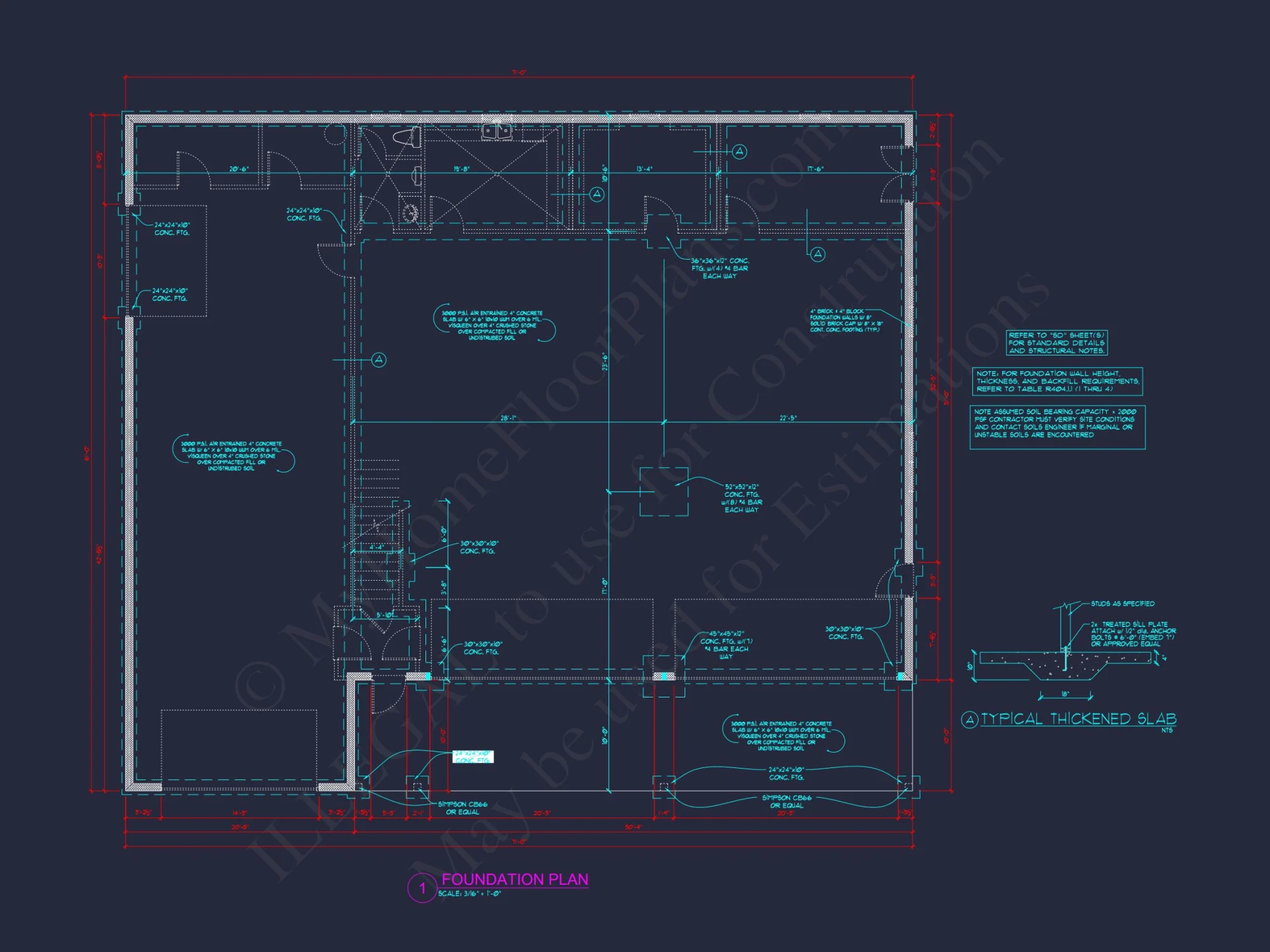 Efficient Garage house Plan with Living Space, Blueprint & CAD Design