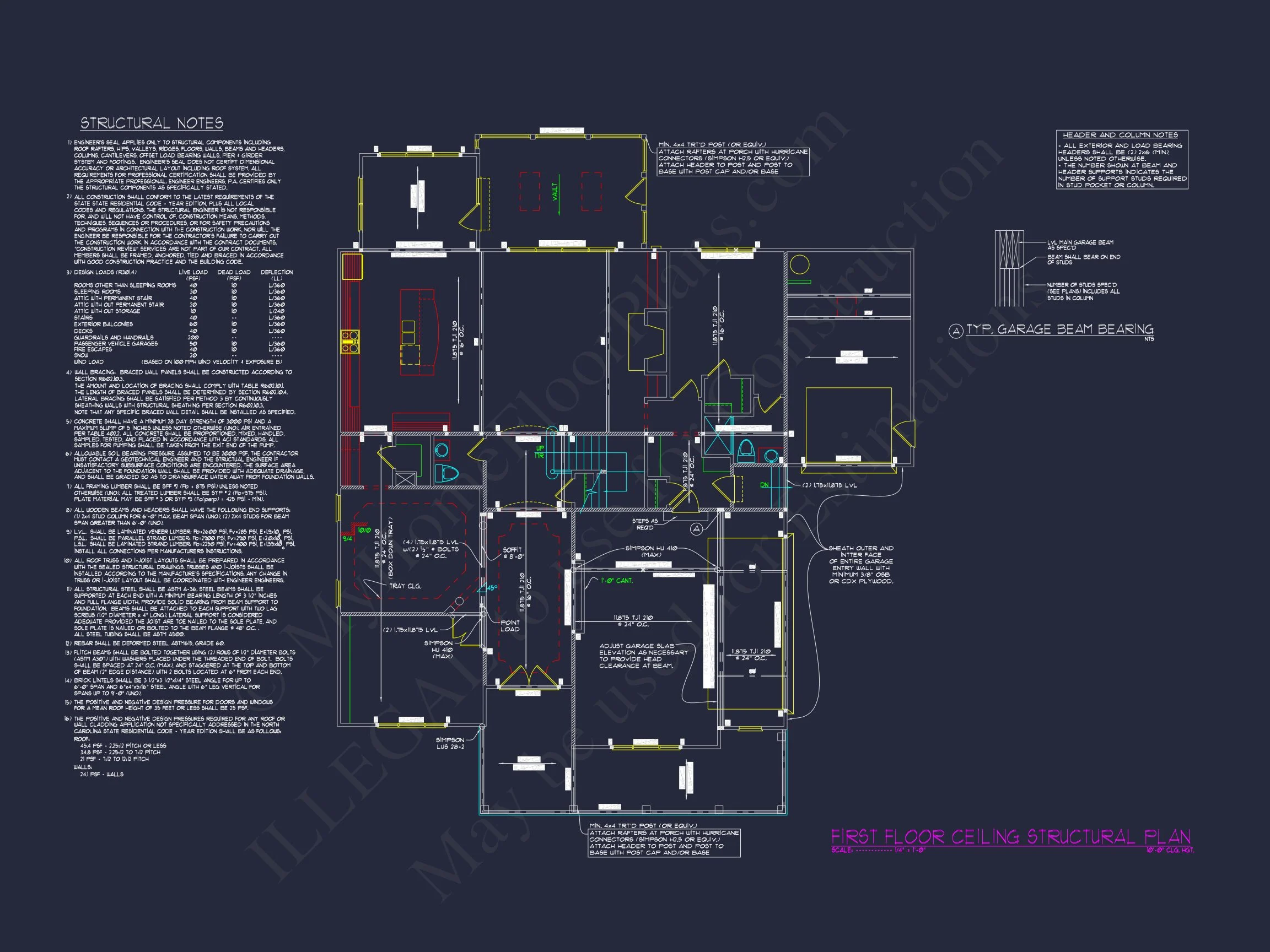 11-1087 HOUSE PLAN - Traditional Craftsman House Plan with 5 Bedrooms and CAD Designs 11 Traditional Craftsman house Plan with 5 Bedrooms and CAD Designs