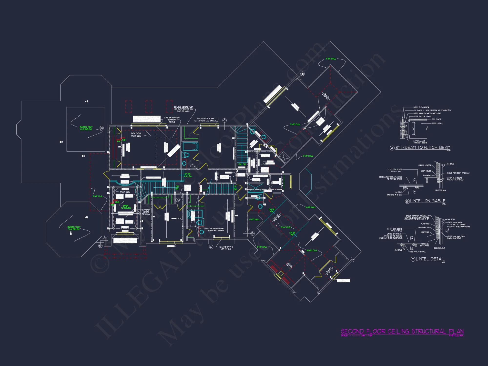 Luxurious house Plan with CAD Designs for Architects & Builders