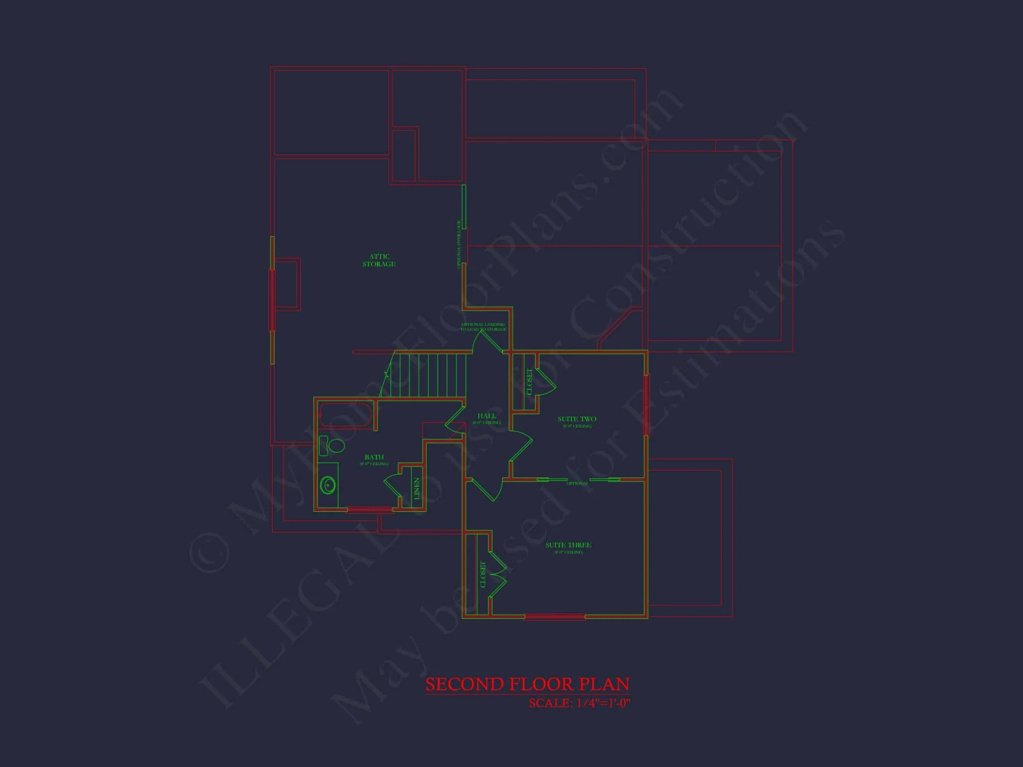 Modern Craftsman house Plan: CAD Blueprint with Floor Designs