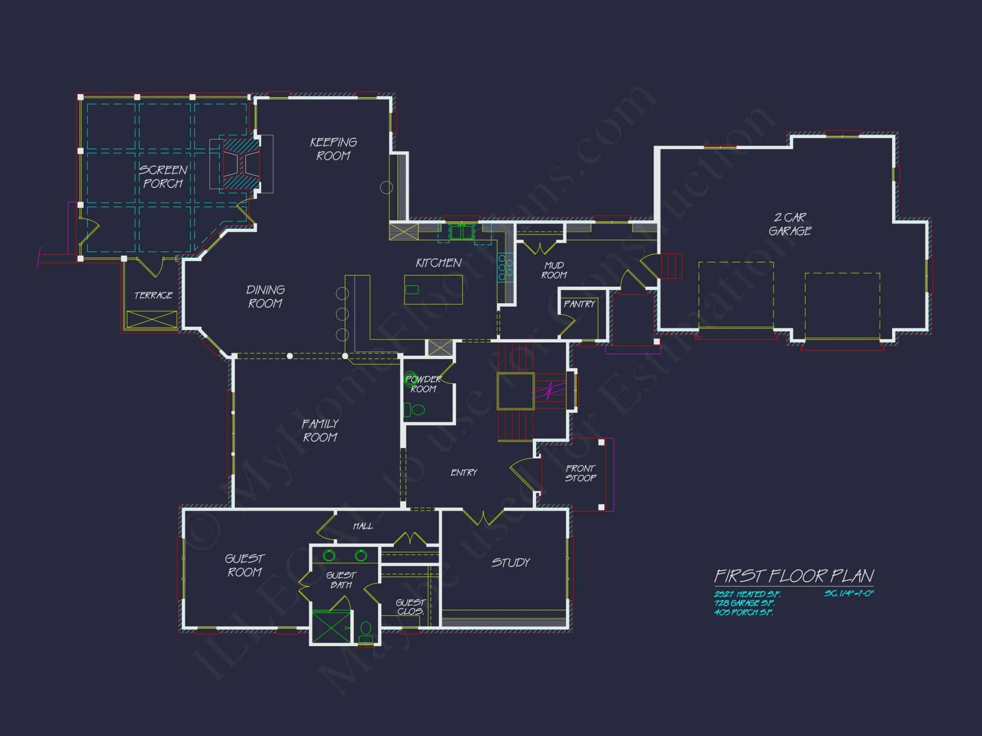 Luxury house Plan with 2 Floors and Stunning Architectural Design