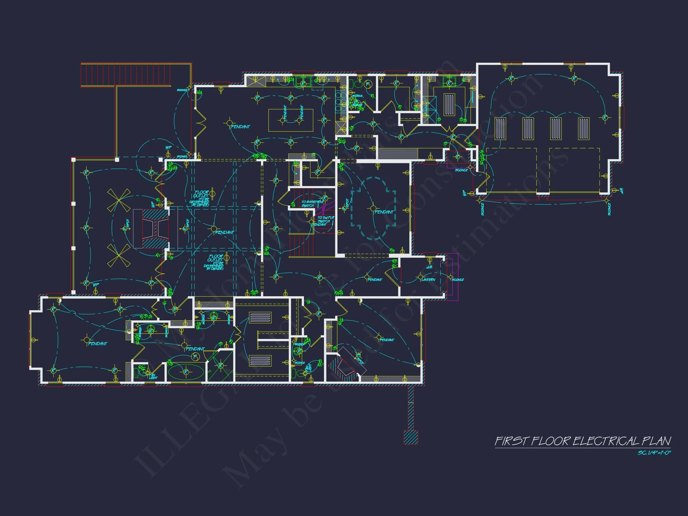 9-1131 HOUSE PLAN - French Country House Plan with Blueprint for Modern Living 11 French Country house Plan with Blueprint for Modern Living