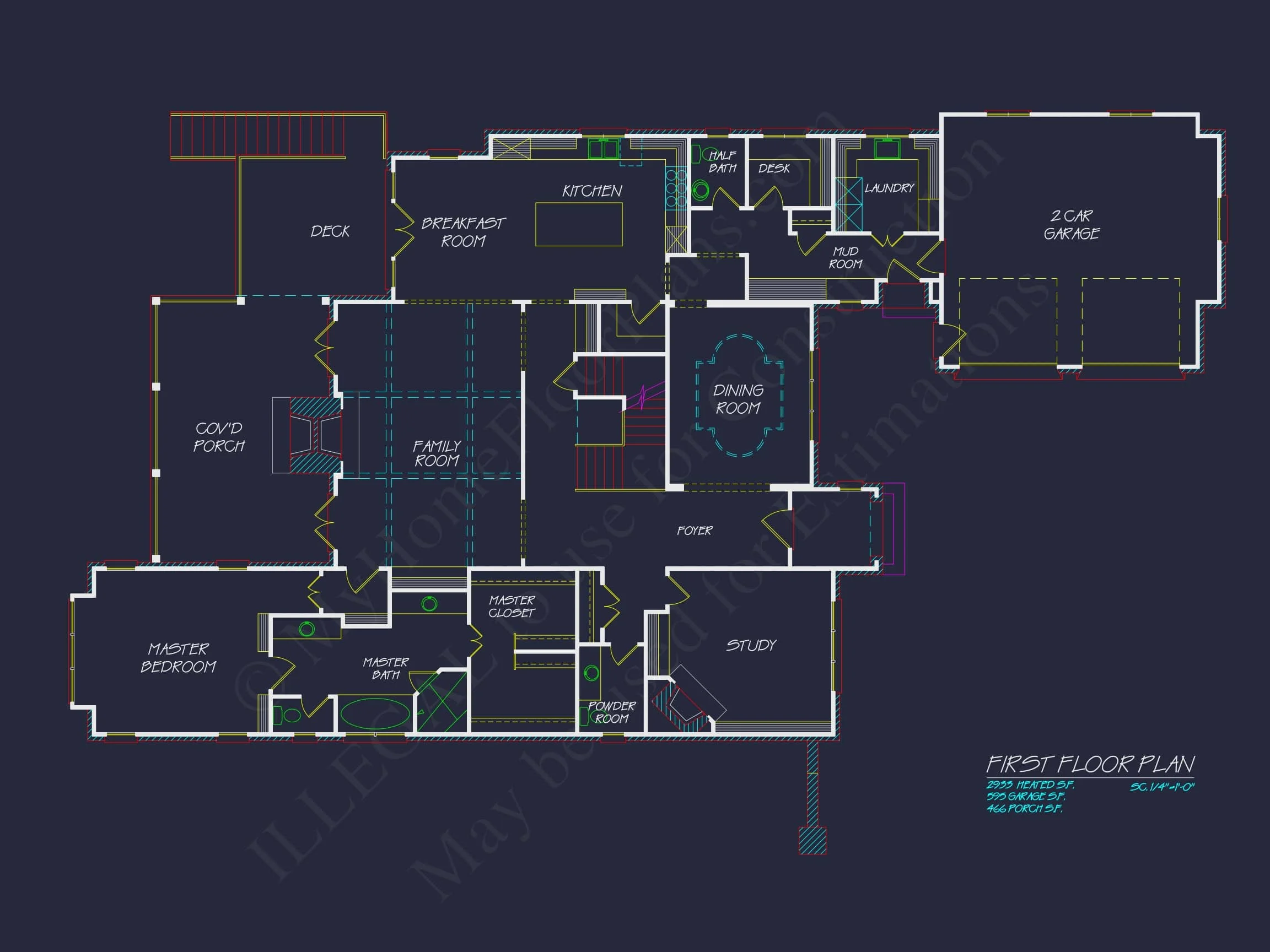 9-1131 HOUSE PLAN - French Country House Plan with Blueprint for Modern Living 9 French Country house Plan with Blueprint for Modern Living