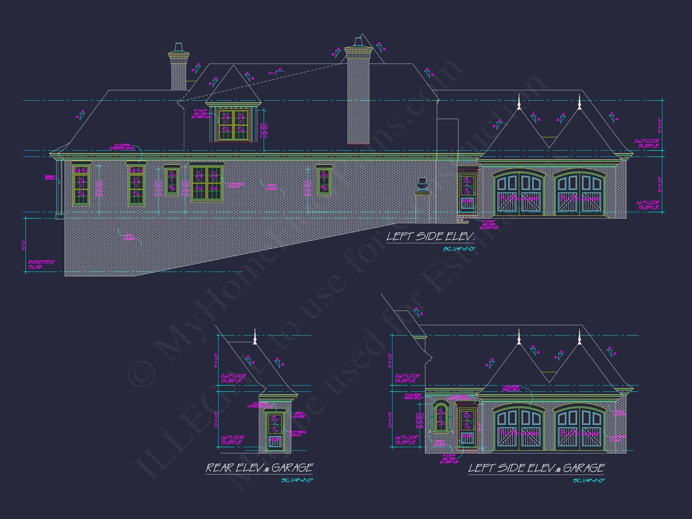 9-1131 HOUSE PLAN - French Country House Plan with Blueprint for Modern Living 3 French Country house Plan with Blueprint for Modern Living