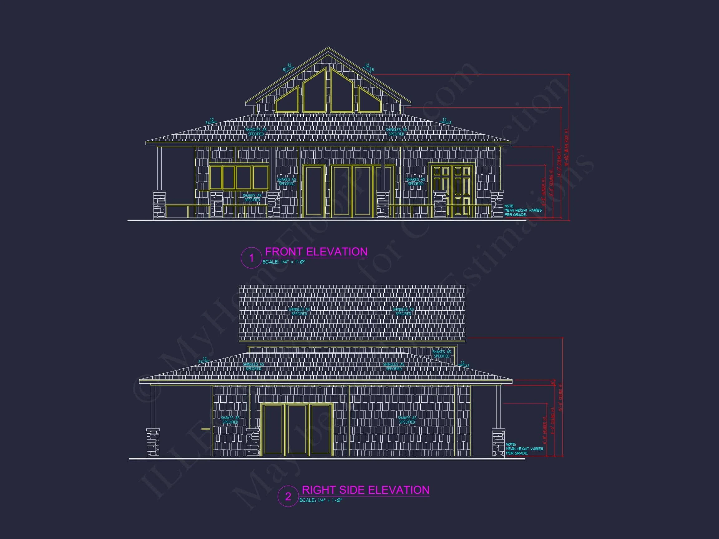 9-1075 POOLHOUSE - Cabin Pool House Plan - 743 Sq Ft - 1 Bed, 1 Bath - CAD, Floor Plans, & Blueprints 2 Cabin Pool House Plan - 743 Sq Ft - 1 Bed, 1 Bath - CAD, Floor Plans, & Blueprints