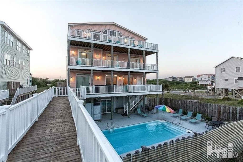 9-1056 HOUSE PLAN - 7-Bed, 5-Bath, 5,693 SF Coastal Beach House Plan 29 Coastal house Floor Plan with 7+ Bedrooms and CAD Designs