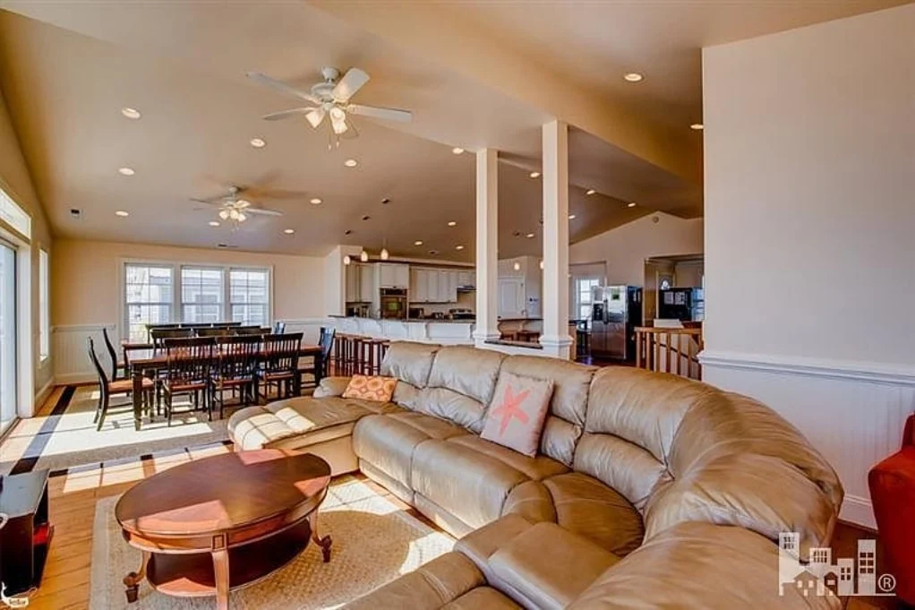 9-1056 HOUSE PLAN - 7-Bed, 5-Bath, 5,693 SF Coastal Beach House Plan 25 Coastal house Floor Plan with 7+ Bedrooms and CAD Designs