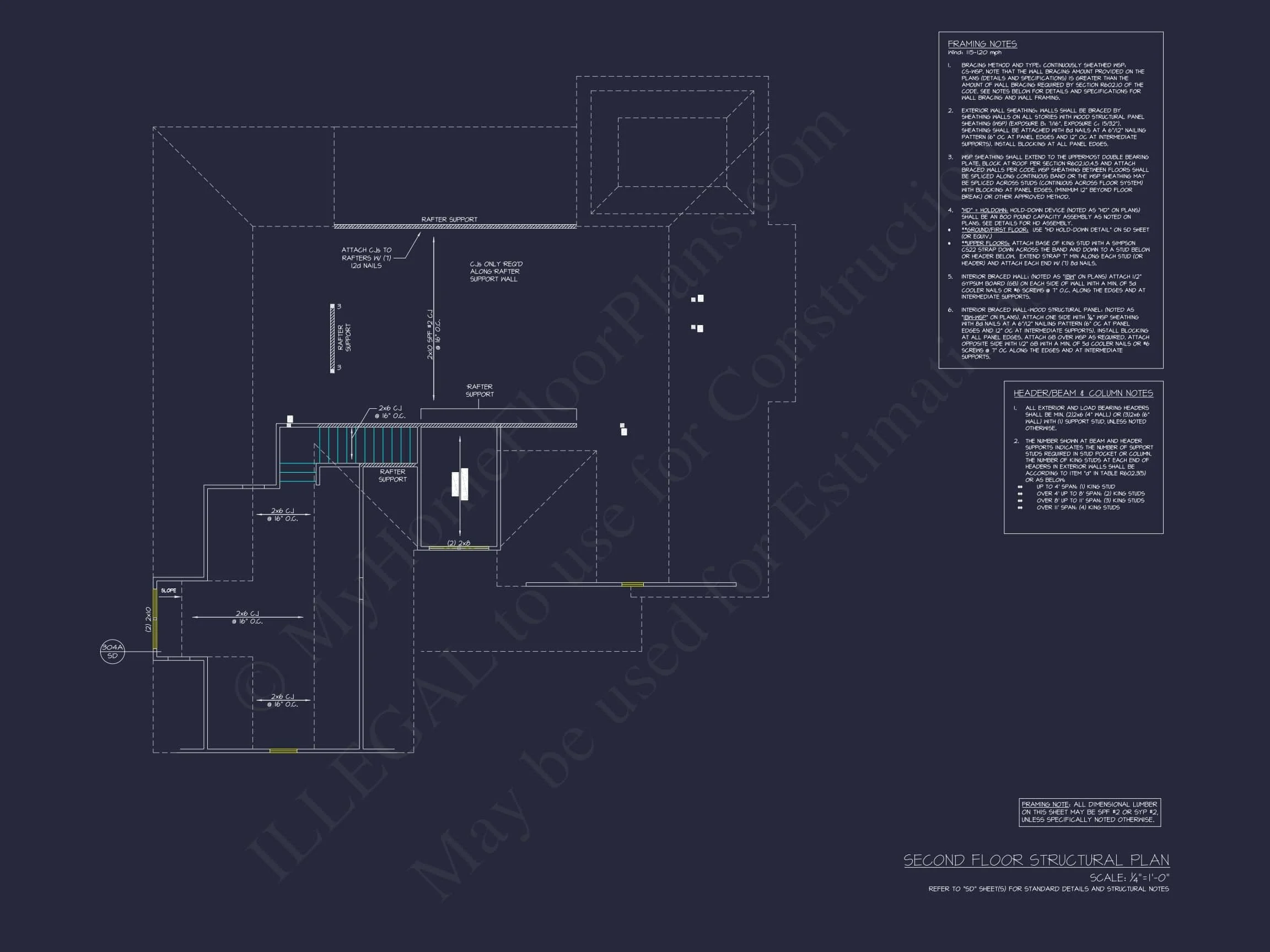 20-1893 HOUSE PLAN - Modern Craftsman House Plan with CAD Blueprints and Design 9 Modern Craftsman house Plan with CAD Blueprints and Design