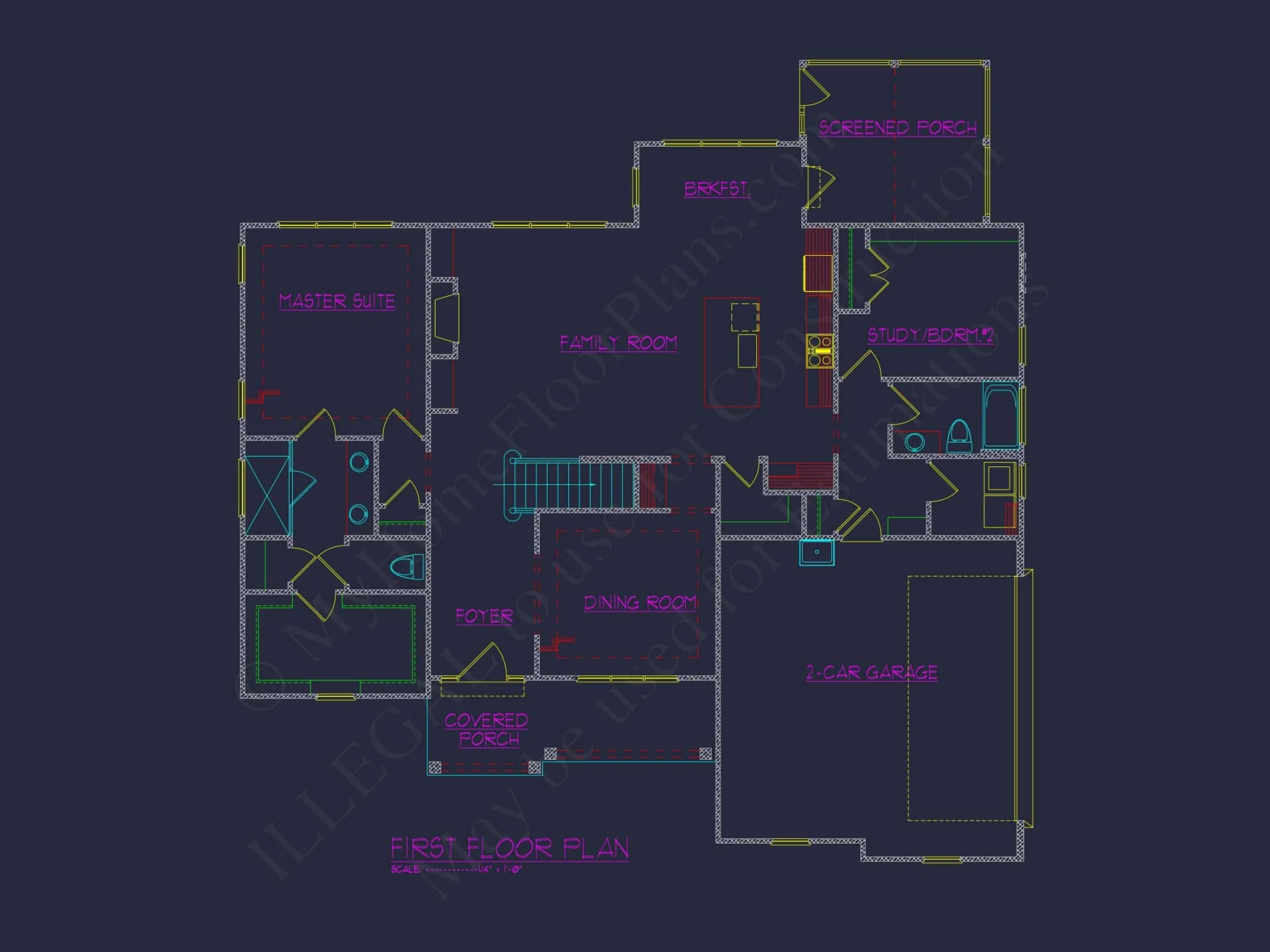 Beautiful house Plan with Detailed Blueprint & CAD Designs