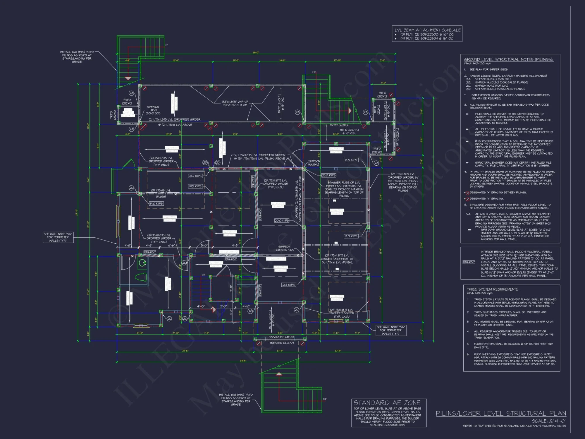 Stunning house Plan with Modern Floor Plans and CAD Designs