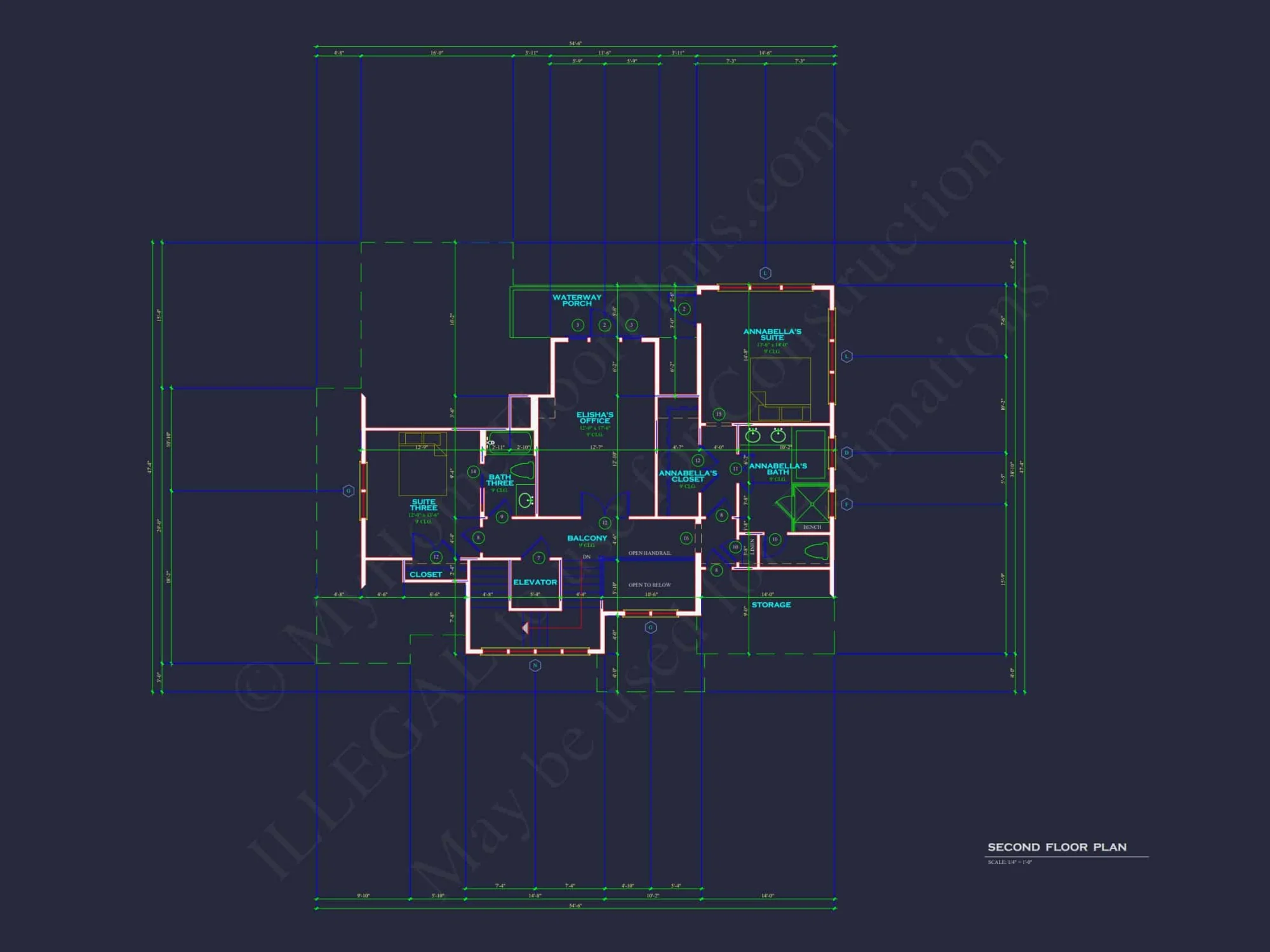 Stunning house Plan with Modern Floor Plans and CAD Designs