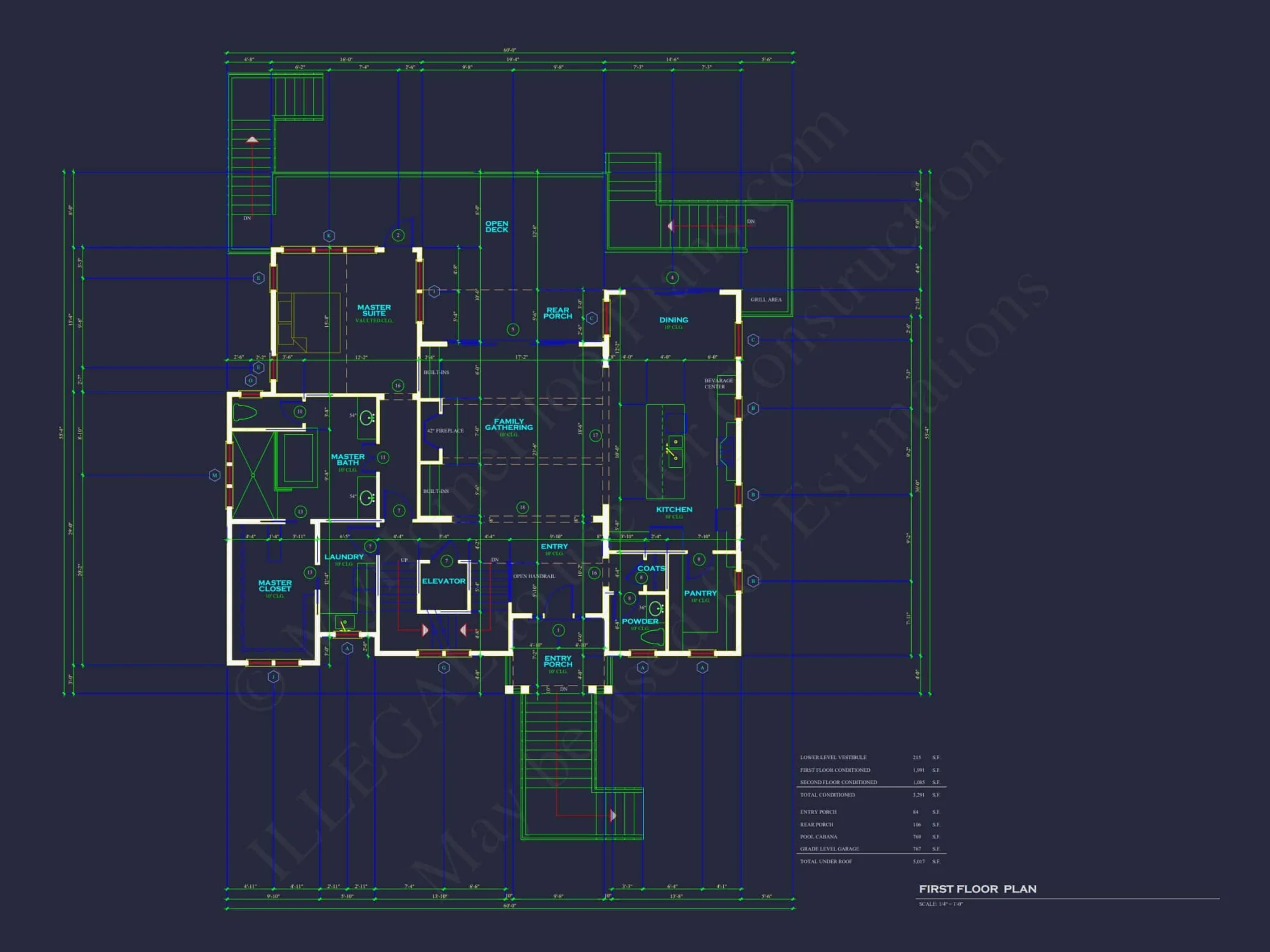 Stunning house Plan with Modern Floor Plans and CAD Designs