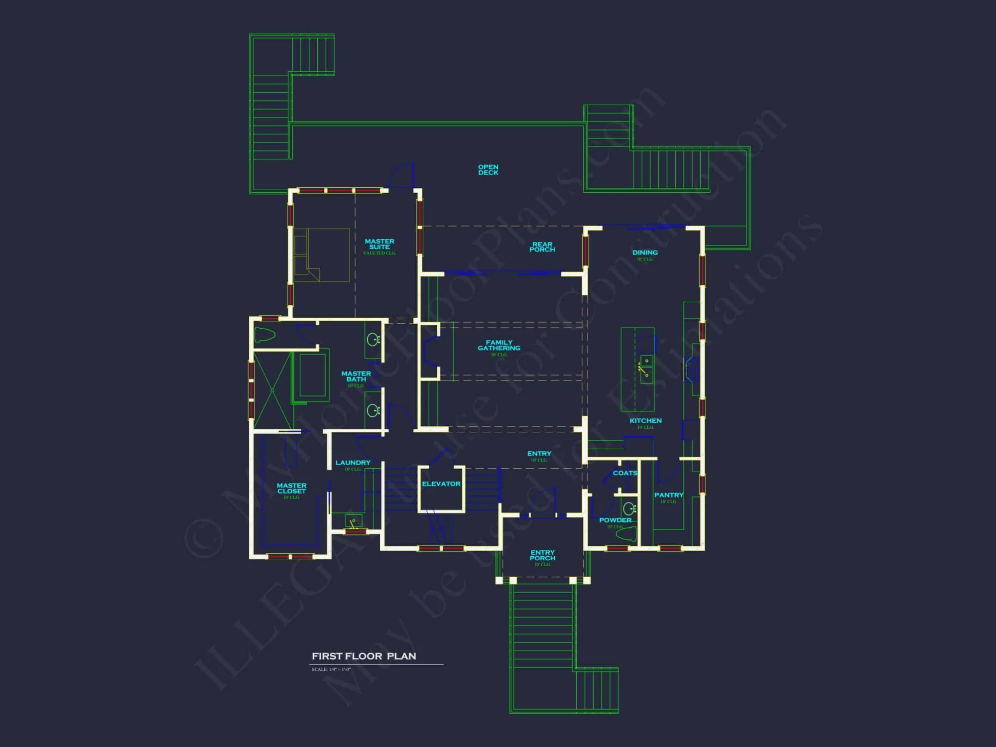 Stunning house Plan with Modern Floor Plans and CAD Designs