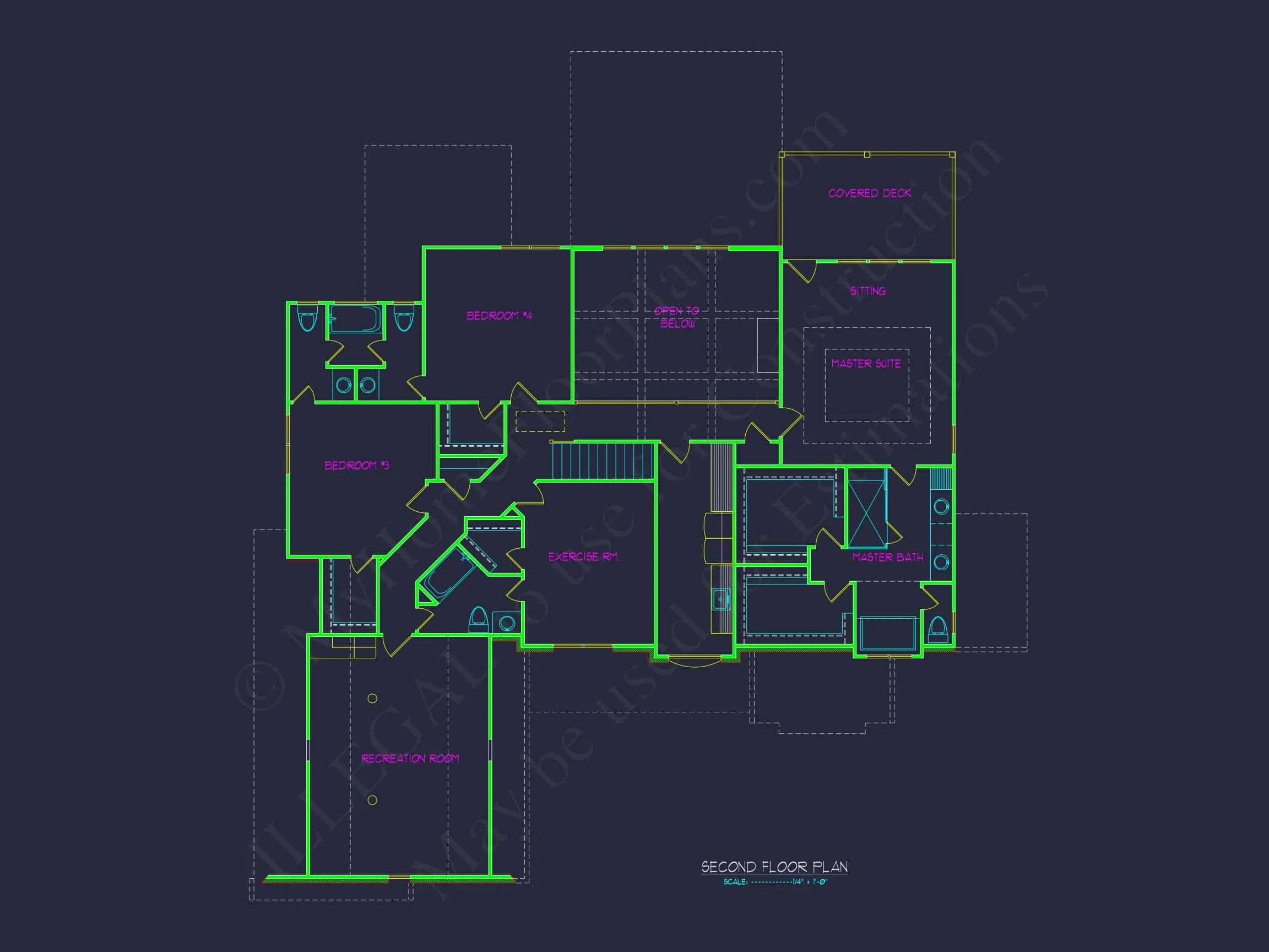 20-1776 HOUSE PLAN - Custom House Plan with 2 Story CAD Designs & Floor Blueprint 5 Custom house Plan with 2 Story CAD Designs & Floor Blueprint
