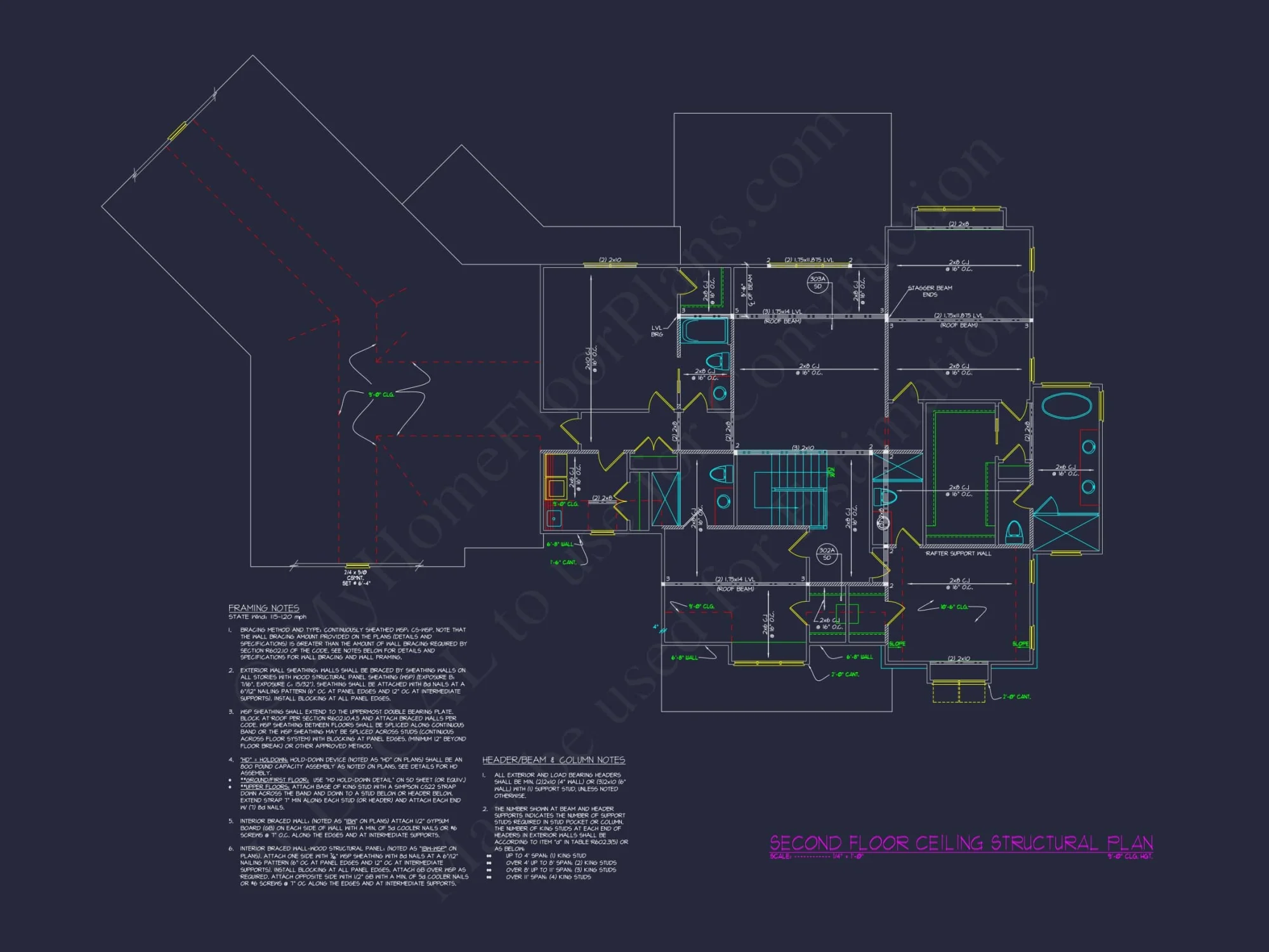 Spacious house Plan: Modern Architectural Floor Plan Designs