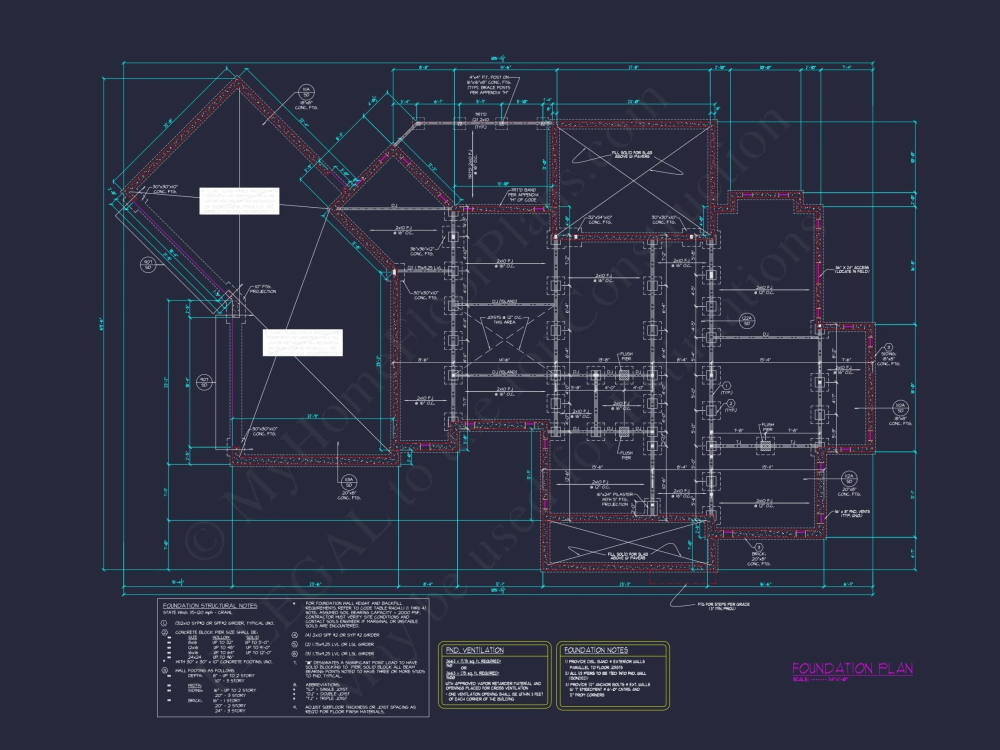 Spacious house Plan: Modern Architectural Floor Plan Designs
