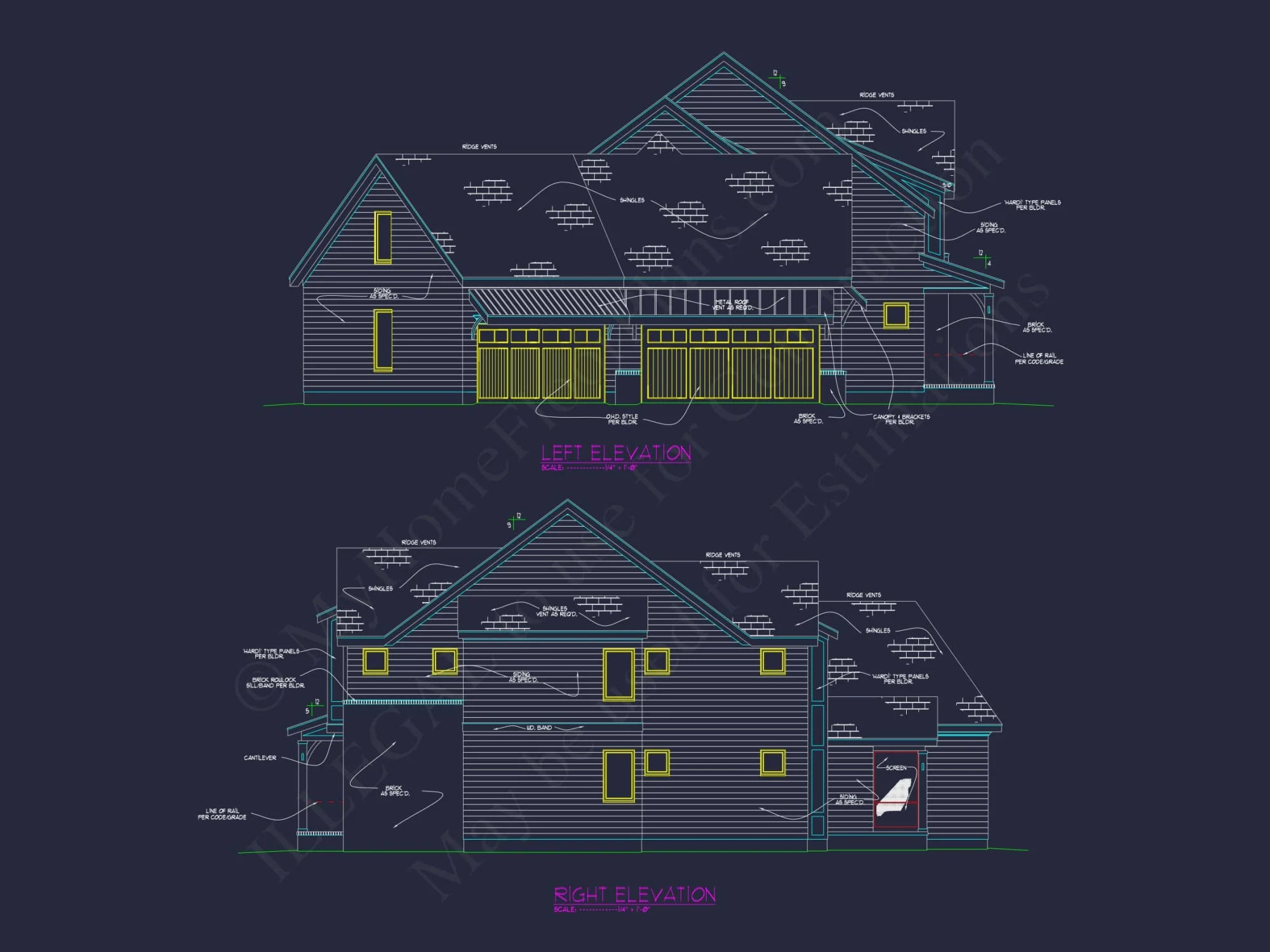 Spacious house Plan: Modern Architectural Floor Plan Designs