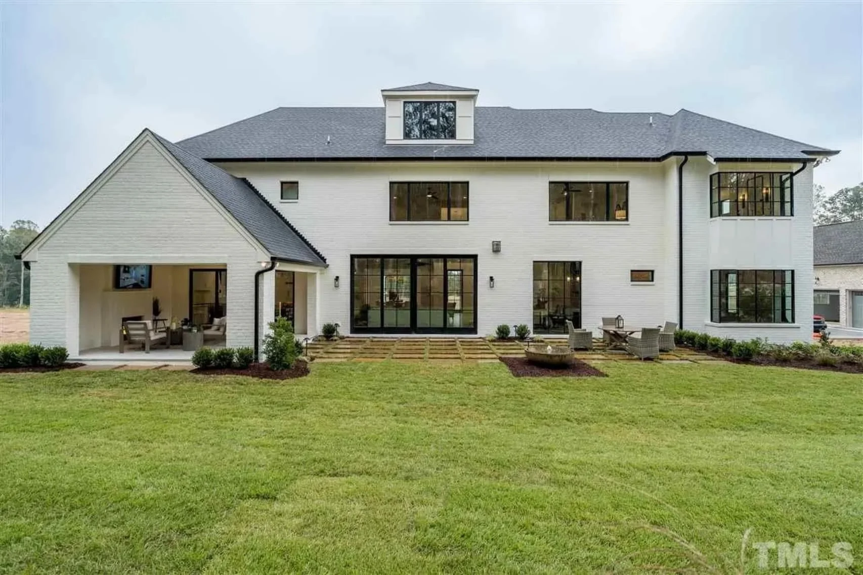 20-1208 HOUSE PLAN - 5-Bed, 5-Bath, 4,116 SF Modern French Country House Plan 4 Luxury 3-Story Modern Floor Plan with 5 Bedrooms and CAD Designs