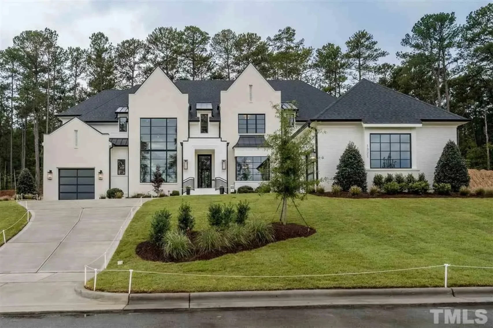 20-1208 HOUSE PLAN - 5-Bed, 5-Bath, 4,116 SF Modern French Country House Plan 2 Luxury 3-Story Modern Floor Plan with 5 Bedrooms and CAD Designs