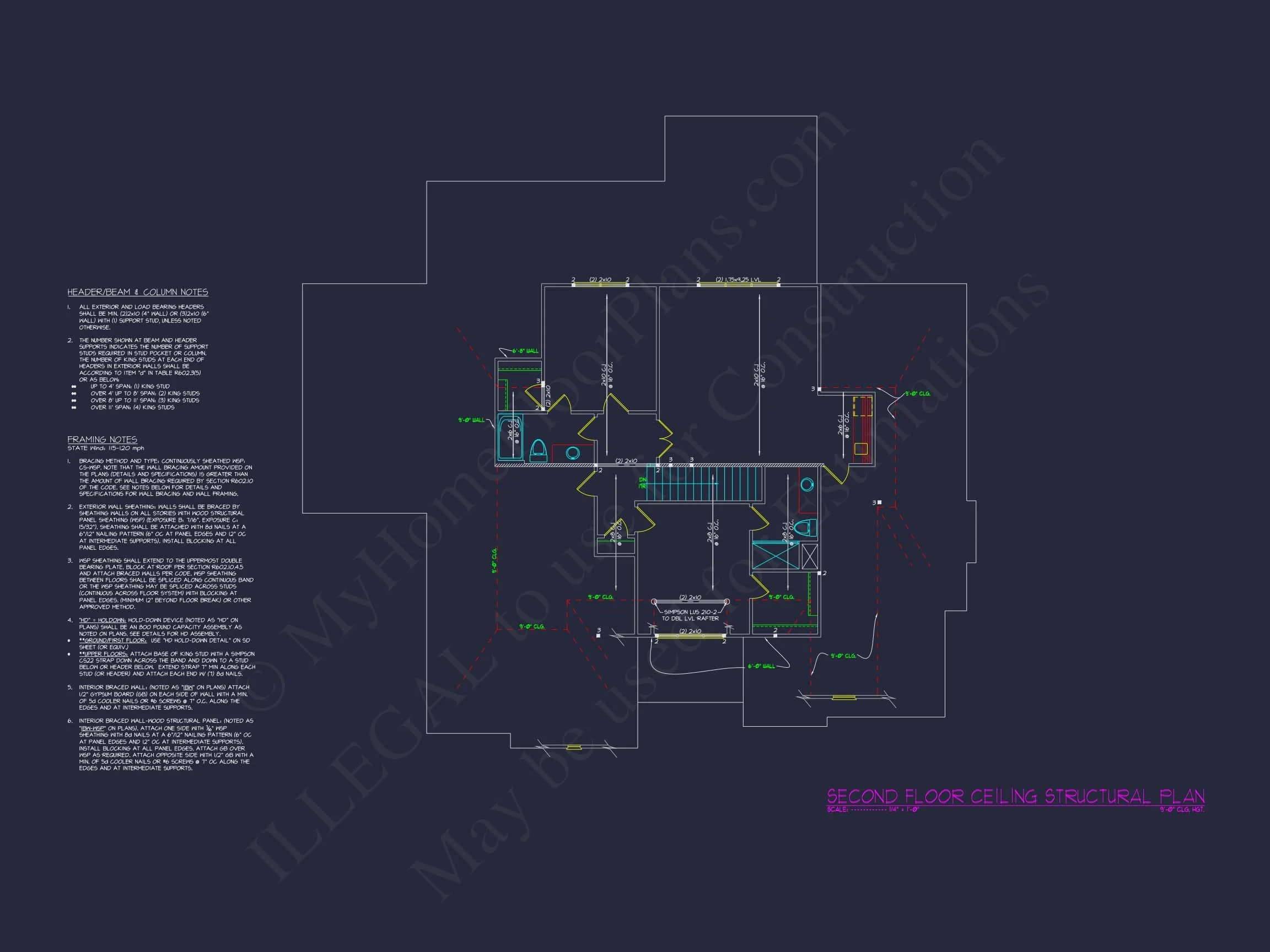 19-2444 HOUSE PLAN - 4-Bed, 3-Bath Transitional Farmhouse Plan – 3,425 Sq Ft with Bonus Rooms 50 Modern house Floor Plan: CAD Designs with 4 Bedrooms