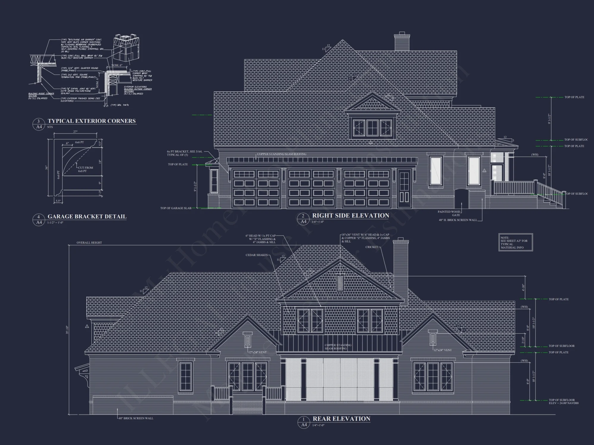 Modern house Floor Plan with Luxury CAD Blueprint Designs