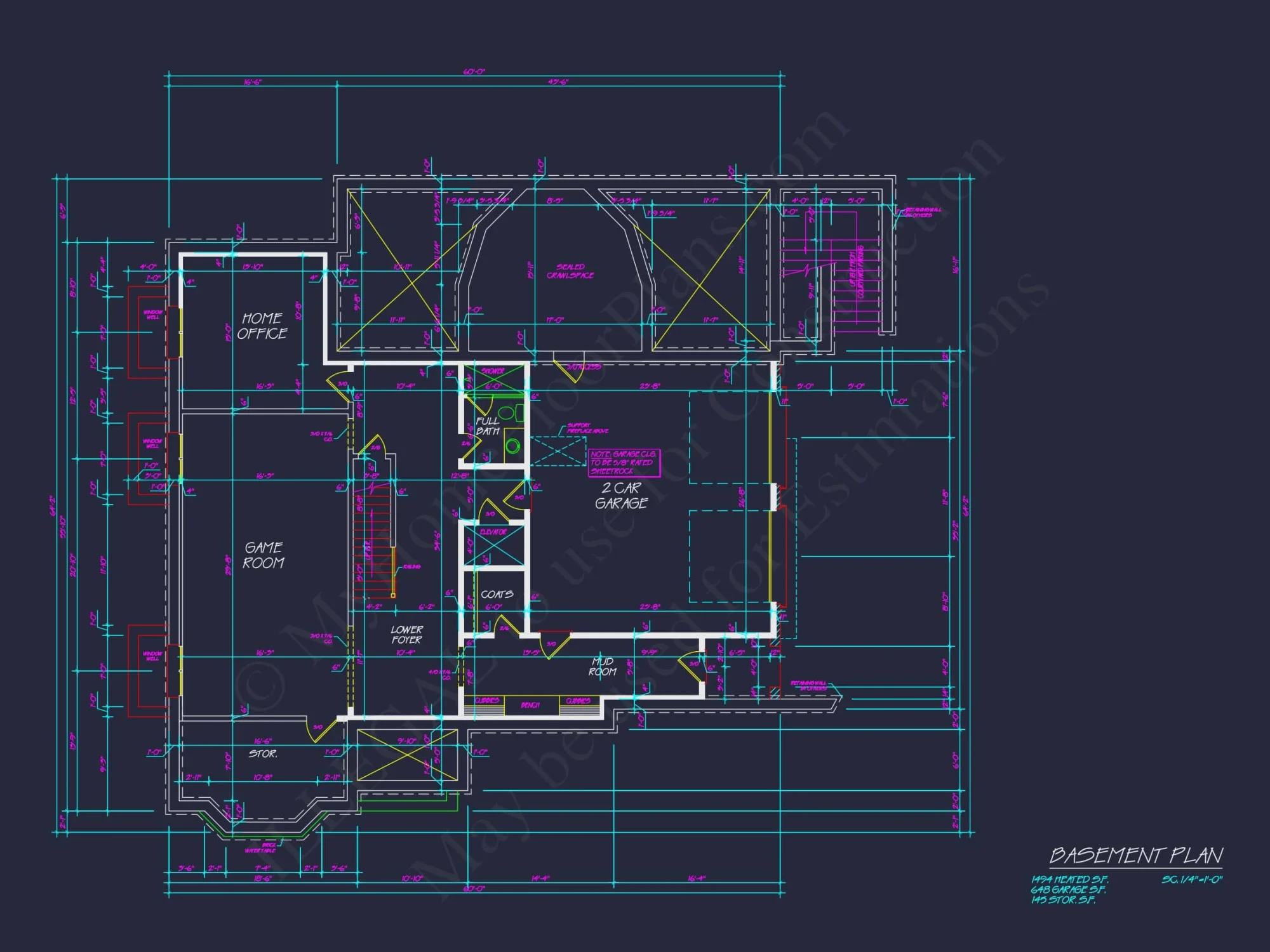 Luxury house Plan with Vaulted Ceilings, CAD Designs & Blueprint