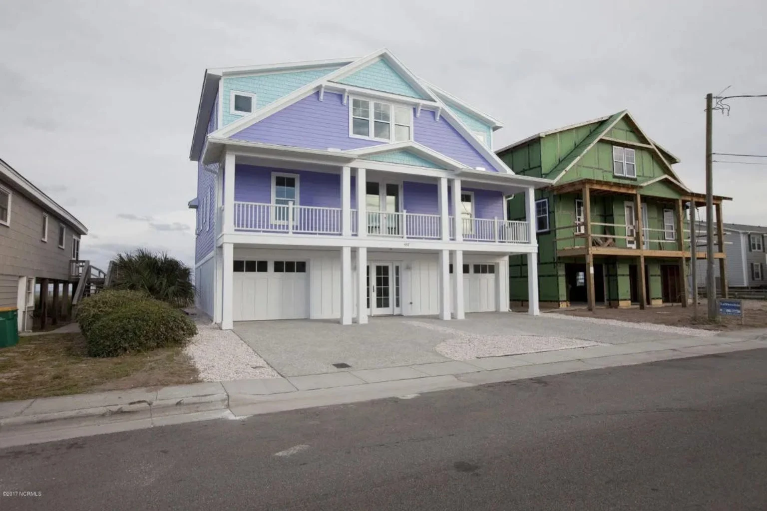 16-1719 HOUSE PLAN - 5-Bed, 5-Bath, 3,919 SF Coastal Beach House Plan 4 Modern Beach house Floor Plan with CAD Blueprint Designs