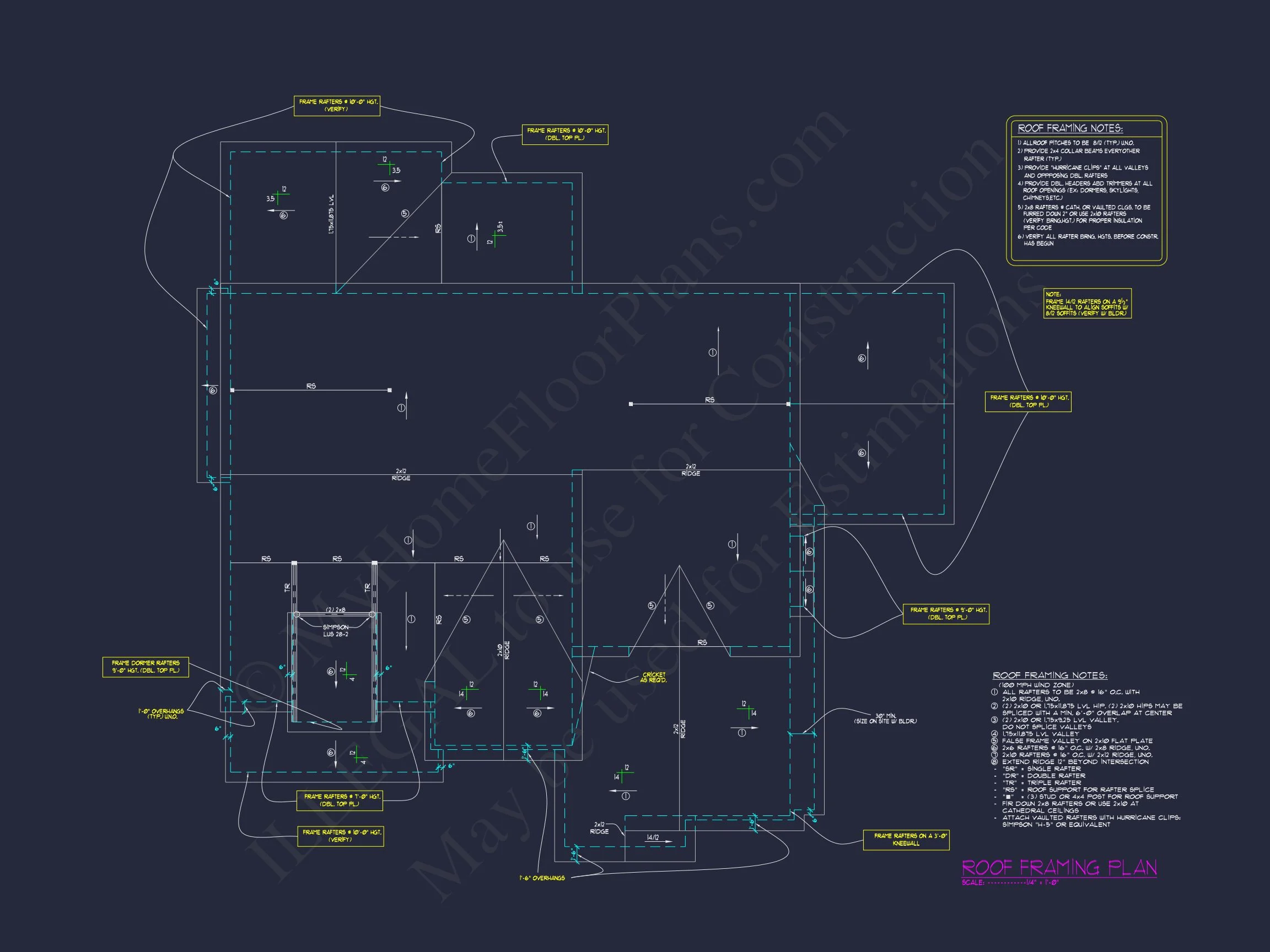 16-1429 HOUSE PLAN - 5-Bed, 6.5-Bath, 5,334 SF Modern Farmhouse House Plan 46 Spacious 3-Story Luxury house Plan with CAD Blueprints & Designs