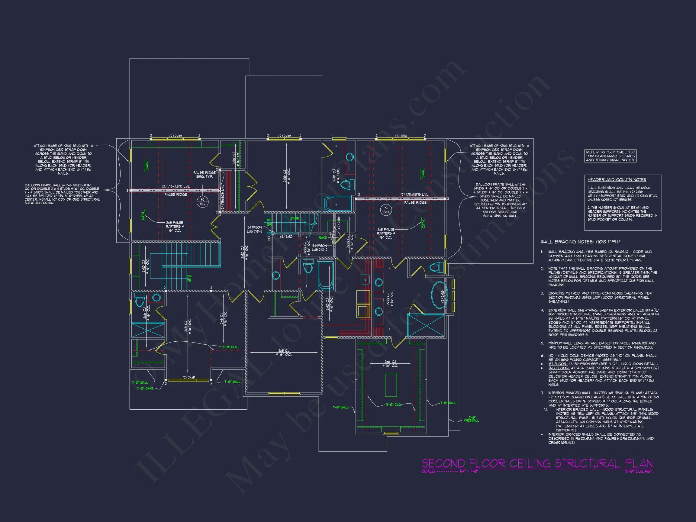 16-1429 HOUSE PLAN - 5-Bed, 6.5-Bath, 5,334 SF Modern Farmhouse House Plan 44 Spacious 3-Story Luxury house Plan with CAD Blueprints & Designs
