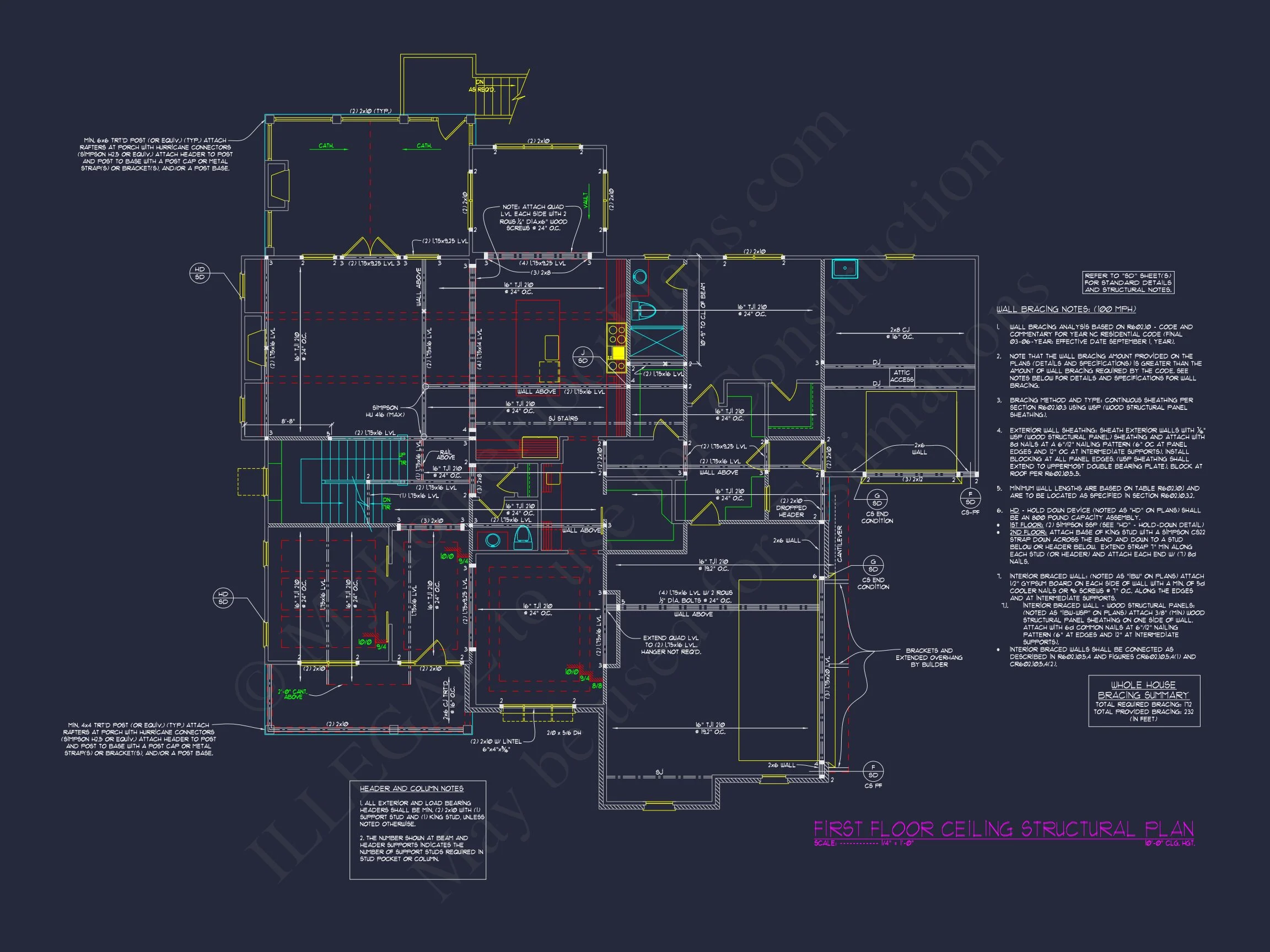 16-1429 HOUSE PLAN - 5-Bed, 6.5-Bath, 5,334 SF Modern Farmhouse House Plan 43 Spacious 3-Story Luxury house Plan with CAD Blueprints & Designs