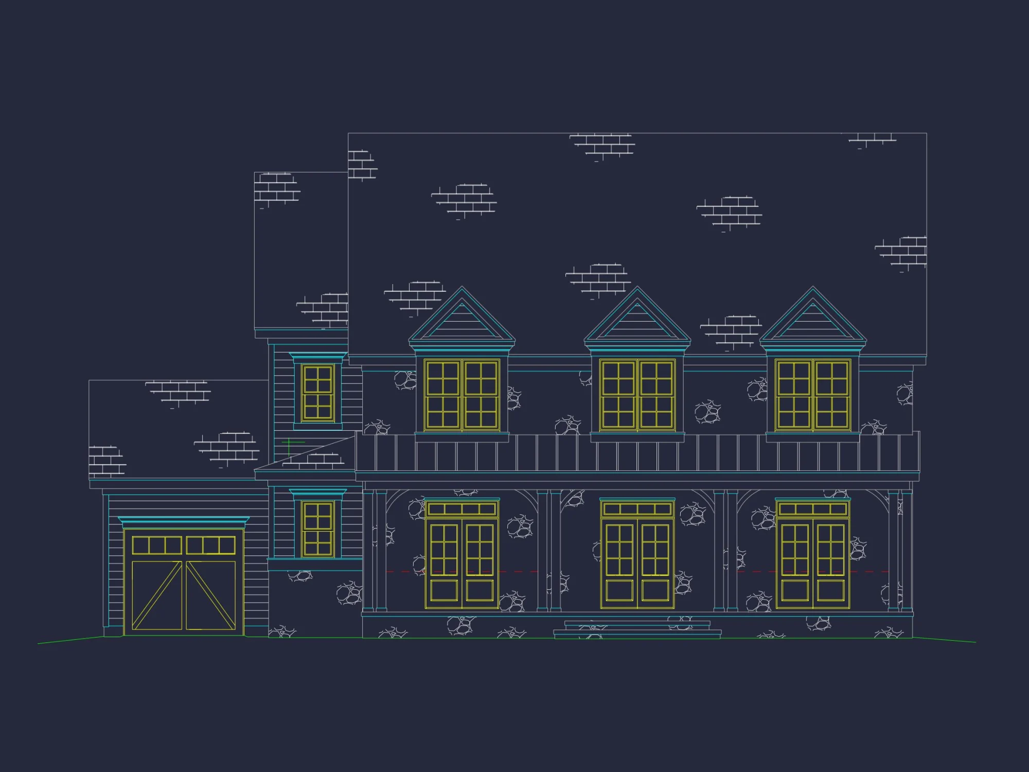 Luxury house Design with Floor Plan, Blueprint & CAD Designs