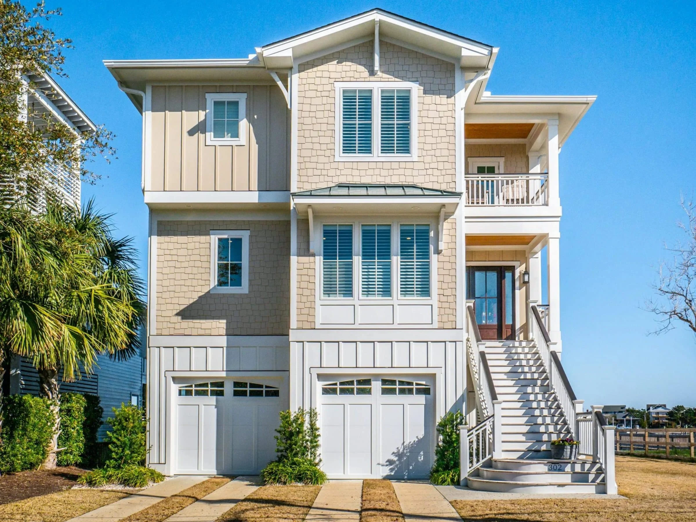 15-1541 HOUSE PLAN - 5-Bed, 5.5-Bath Modern Coastal House Plan – 3,303 Sq Ft, 2 Stories with Elevator, Porches & Garage 2 Modern Coastal house Plan with Spacious Design and Blueprint