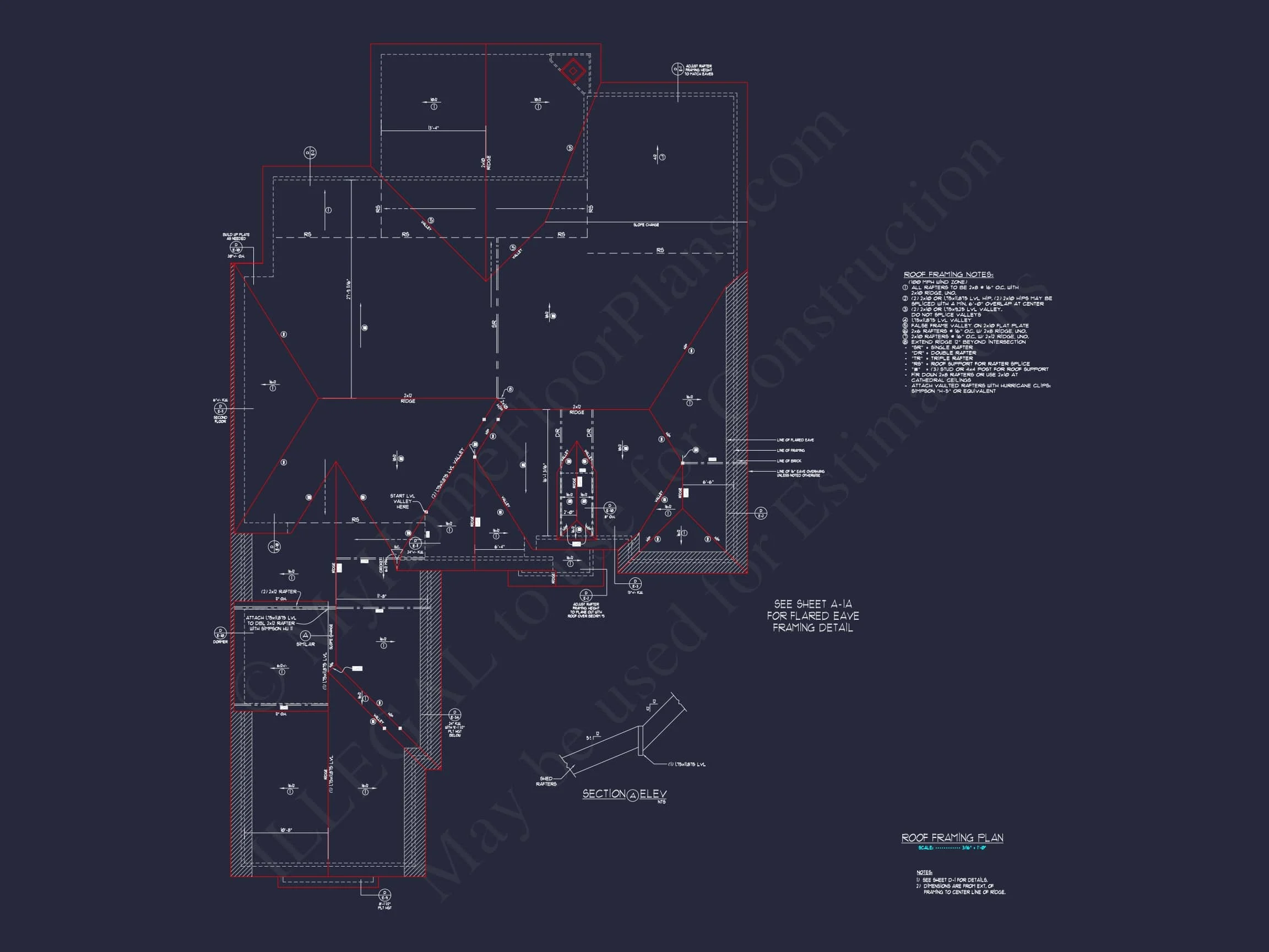15-1243 HOUSE PLAN - Elegant French Country House Plan | Floor Plan, CAD, Designs 13 Elegant French Country house Plan
