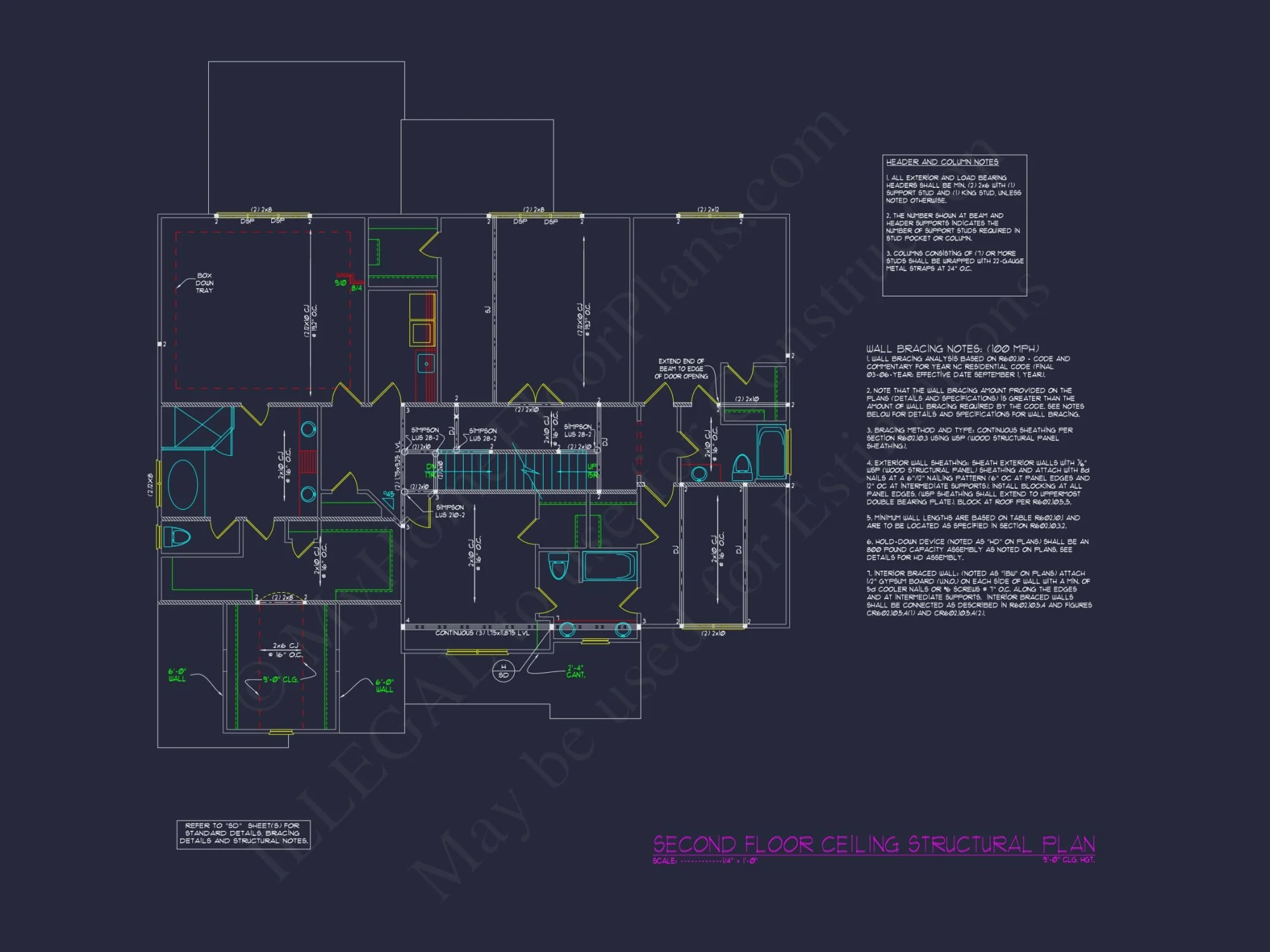 Spacious house Plan with Detailed CAD Floor Plan