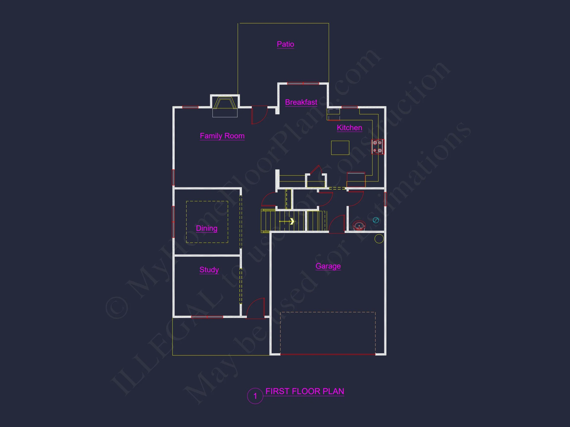 15-1171A HOUSE PLAN - Modern Craftsman House Plan with Flexible Floor Designs and CAD Blueprint 12 Modern Craftsman house Plan with Flexible Floor Designs and CAD Blueprint